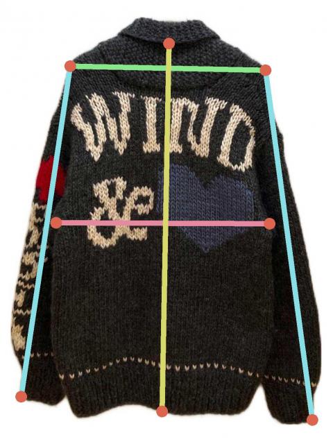 中古・古着通販】WIND AND SEA (ウィンダンシー) カウチンニット