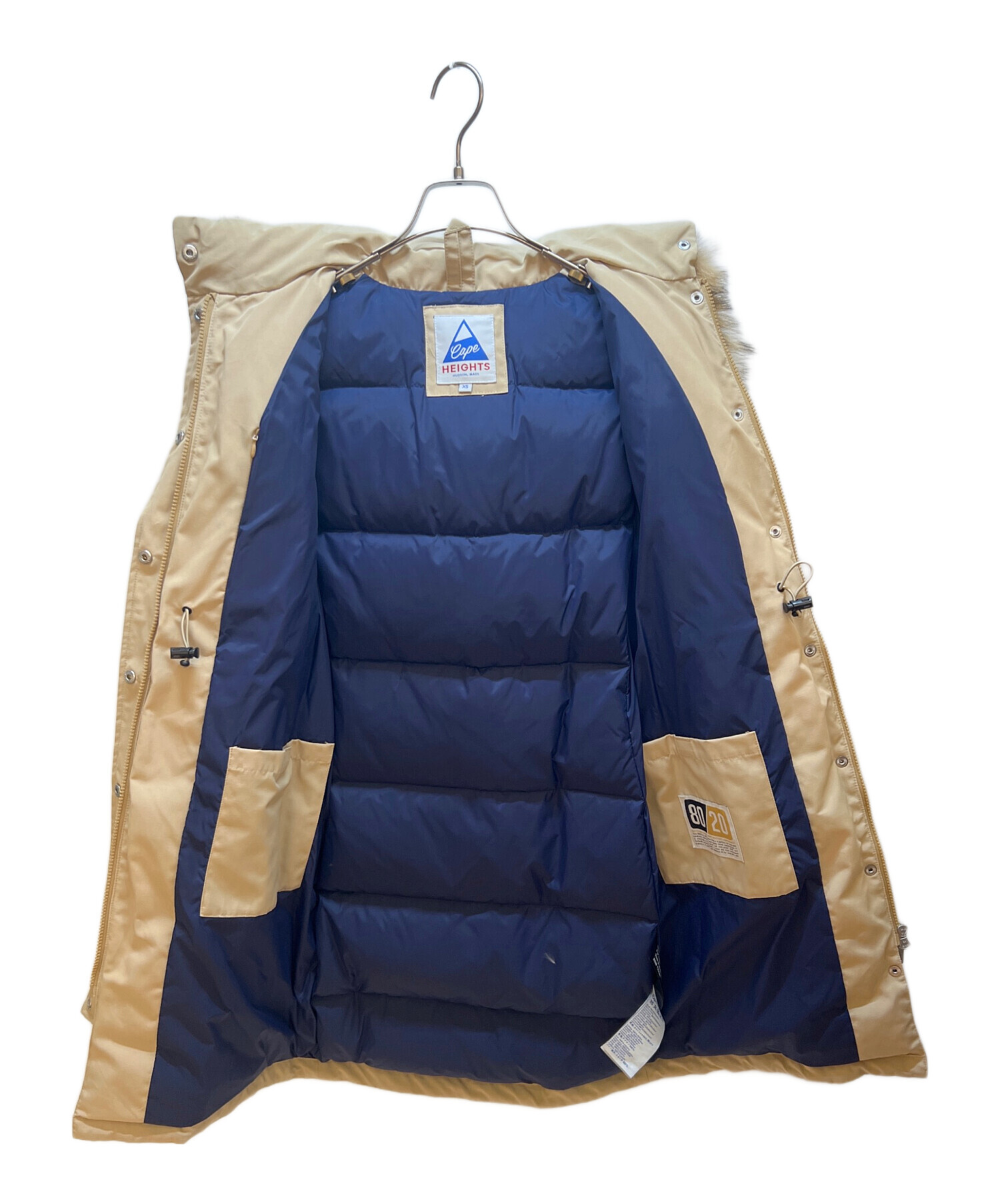 中古・古着通販】Cape HEIGHTS (ケープハイツ) ダウンコート ベージュ