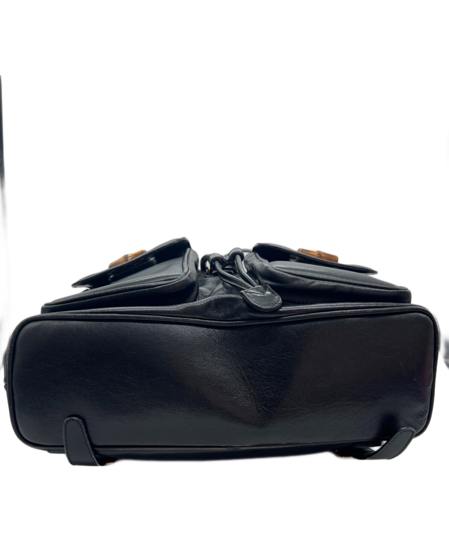 中古・古着通販】GUCCI (グッチ) バンブーリュック ブラック｜ブランド