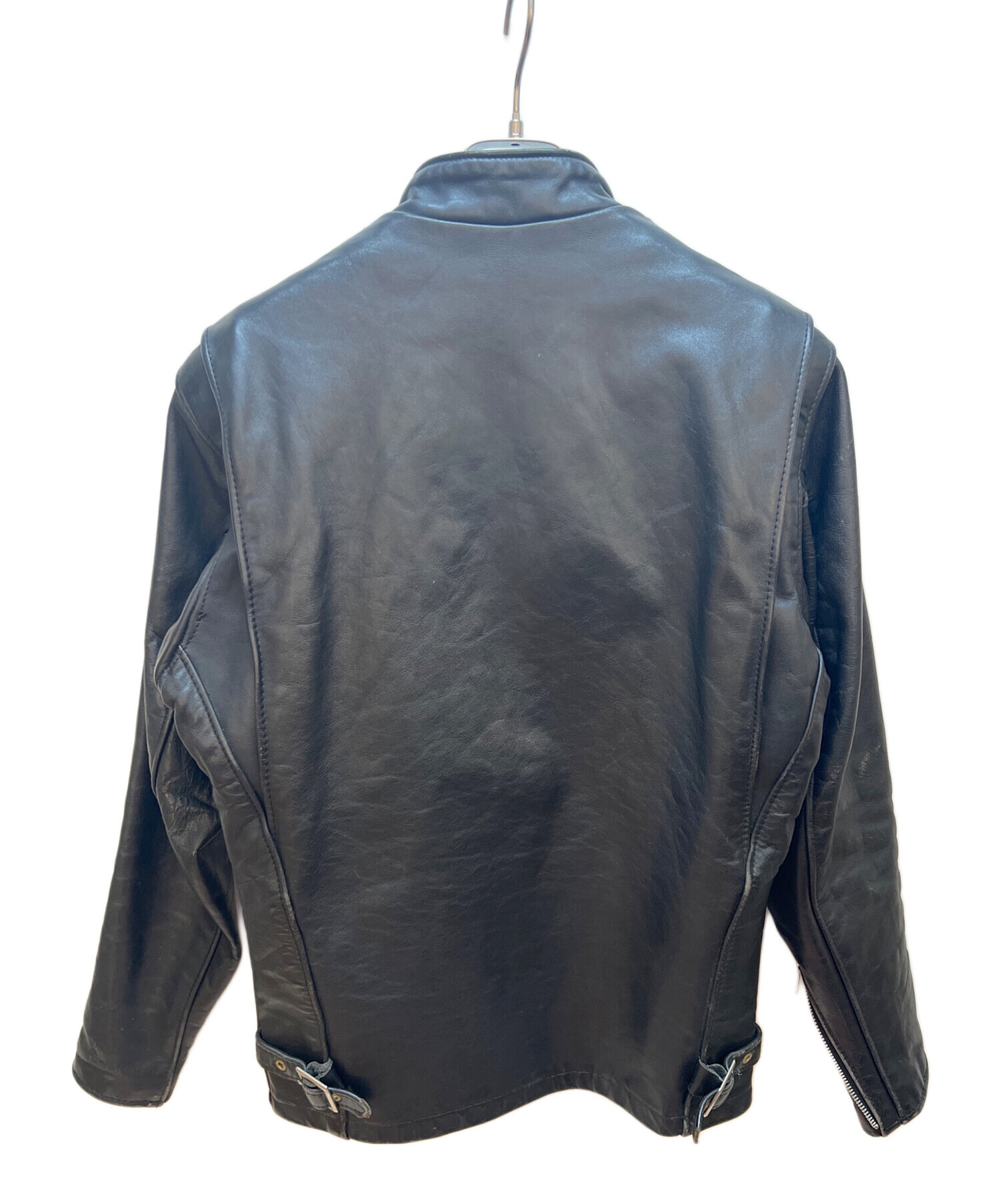 中古・古着通販】Schott (ショット) レザージャケット ブラック サイズ 