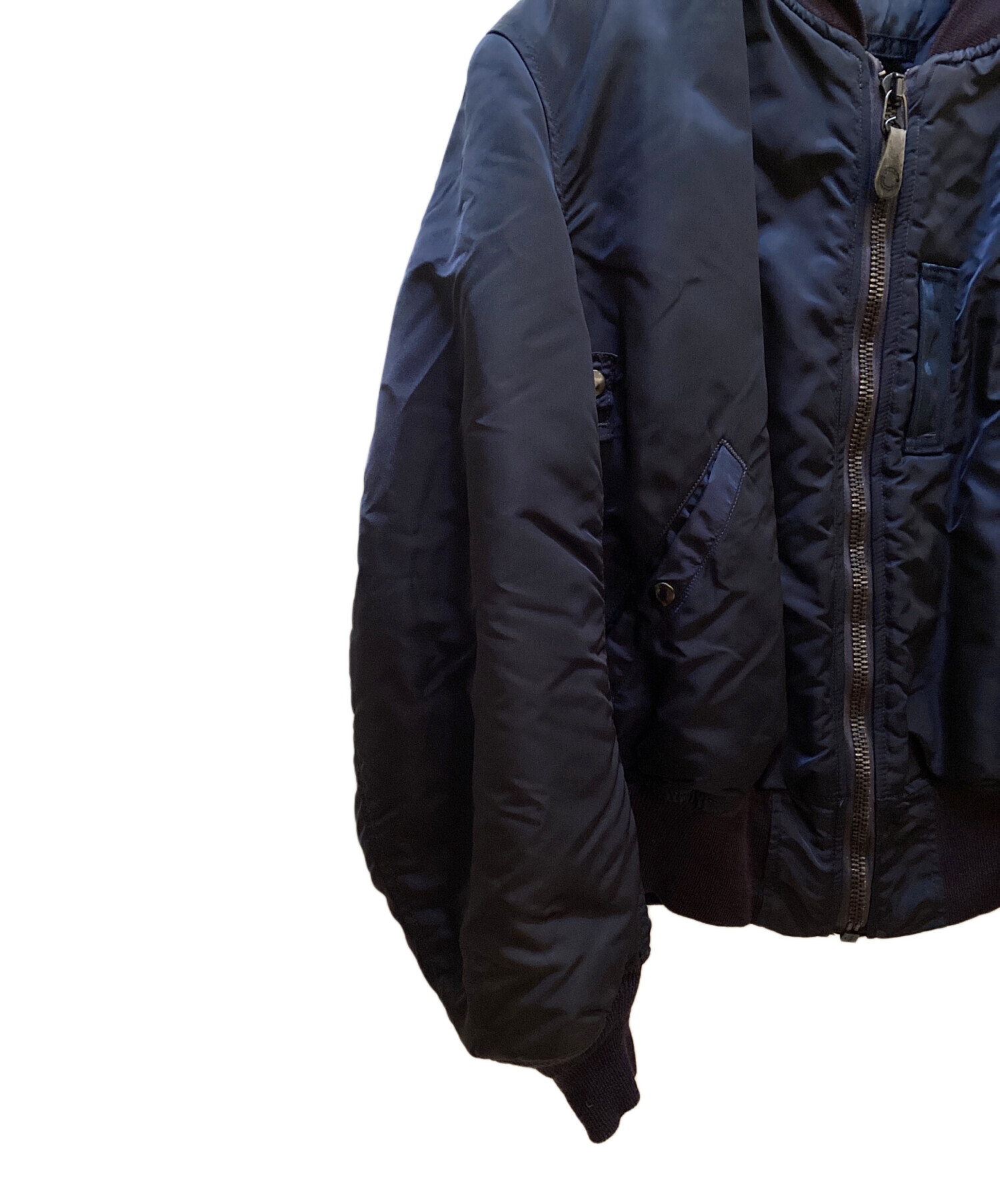 U.S. AIR FORCE ジャケット ネイビー 中古・古着通販】US AIR FORCE (ユーエスエアフォース) MA-1ジャケット