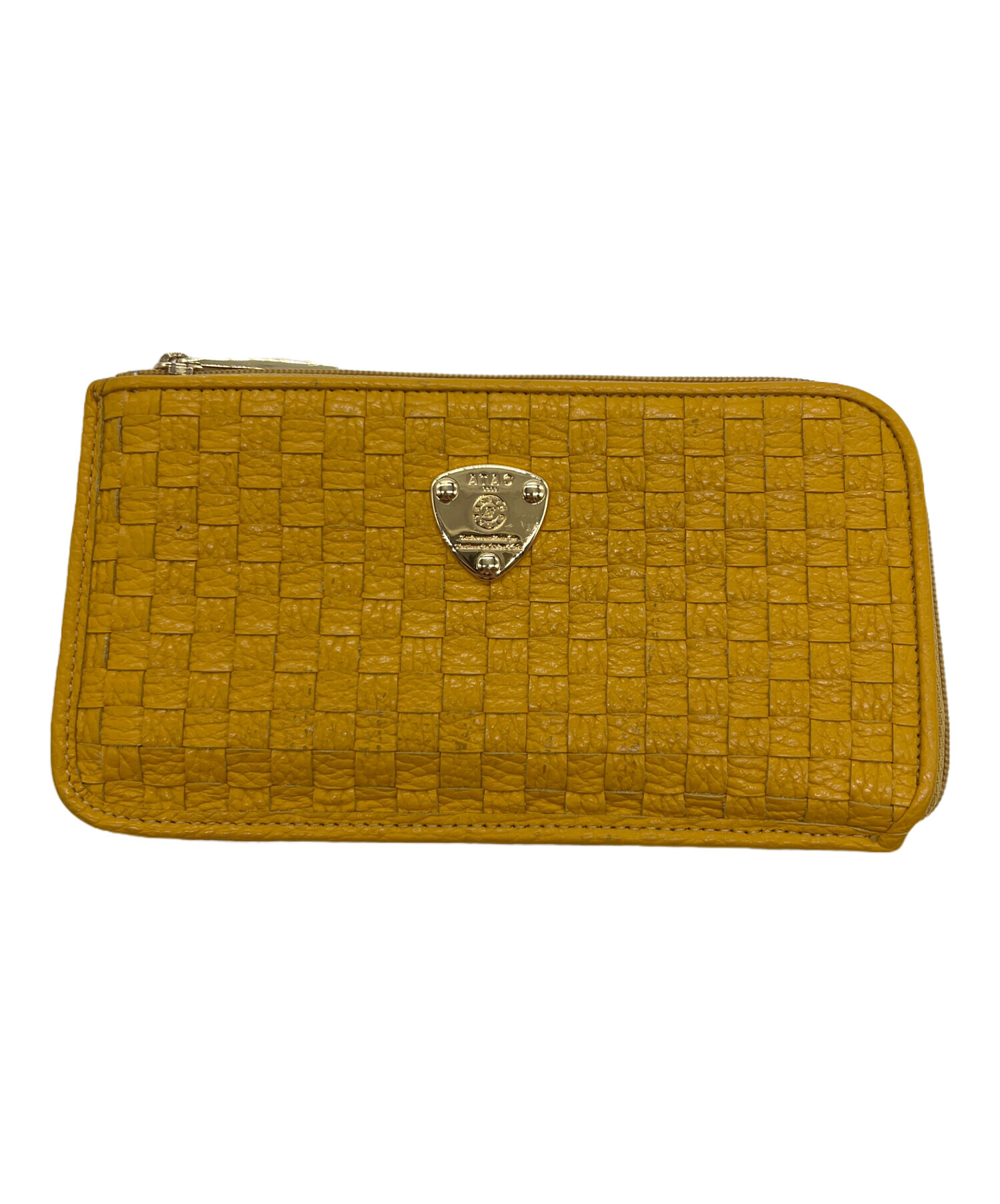 中古・古着通販】ATAO (アタオ) L字ファスナー財布 イエロー｜ブランド