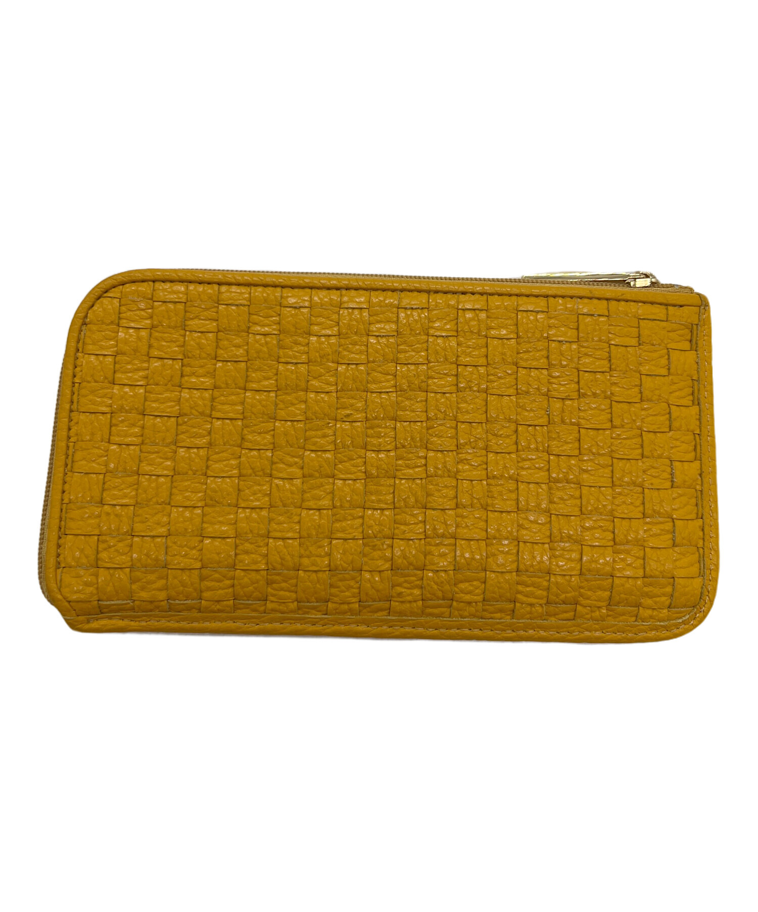 中古・古着通販】ATAO (アタオ) L字ファスナー財布 イエロー｜ブランド