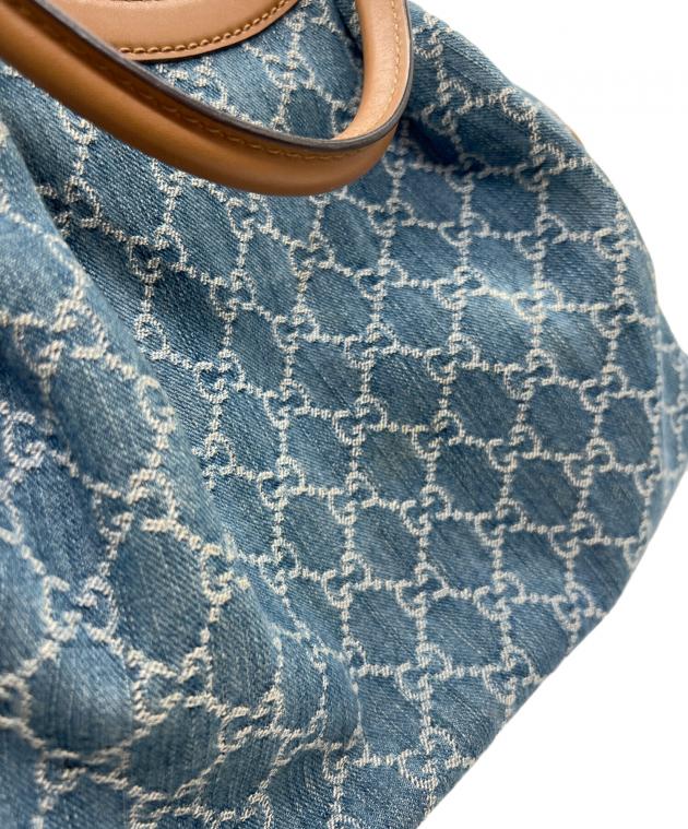 中古・古着通販】GUCCI (グッチ) ハンドバッグ ブルー｜ブランド・古着