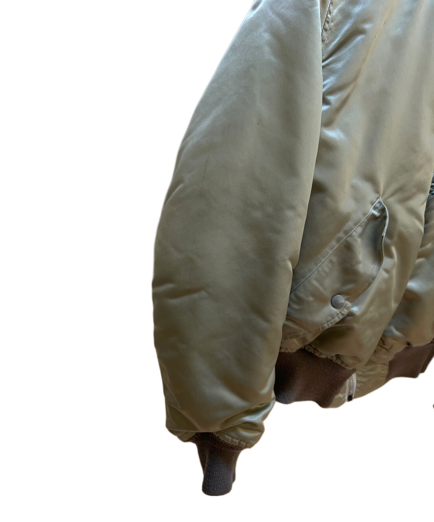 AVIREX アヴィレックス　MA-1 ジャケット オリーブ　カーキ　サイズL AVIREX アヴィレックス MA-1 ジャケット オリーブ カーキ サイズL 中古