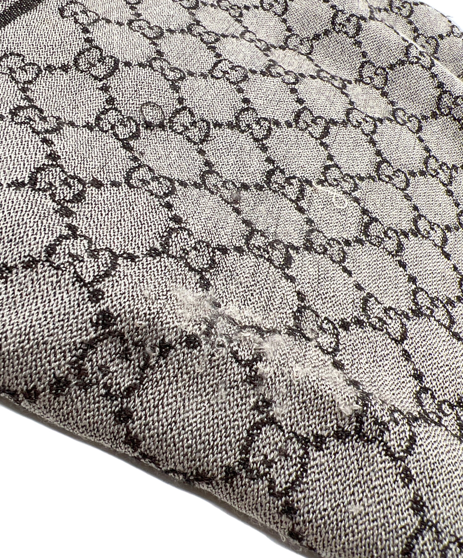 中古・古着通販】GUCCI (グッチ) ストール/GG柄 ベージュ｜ブランド