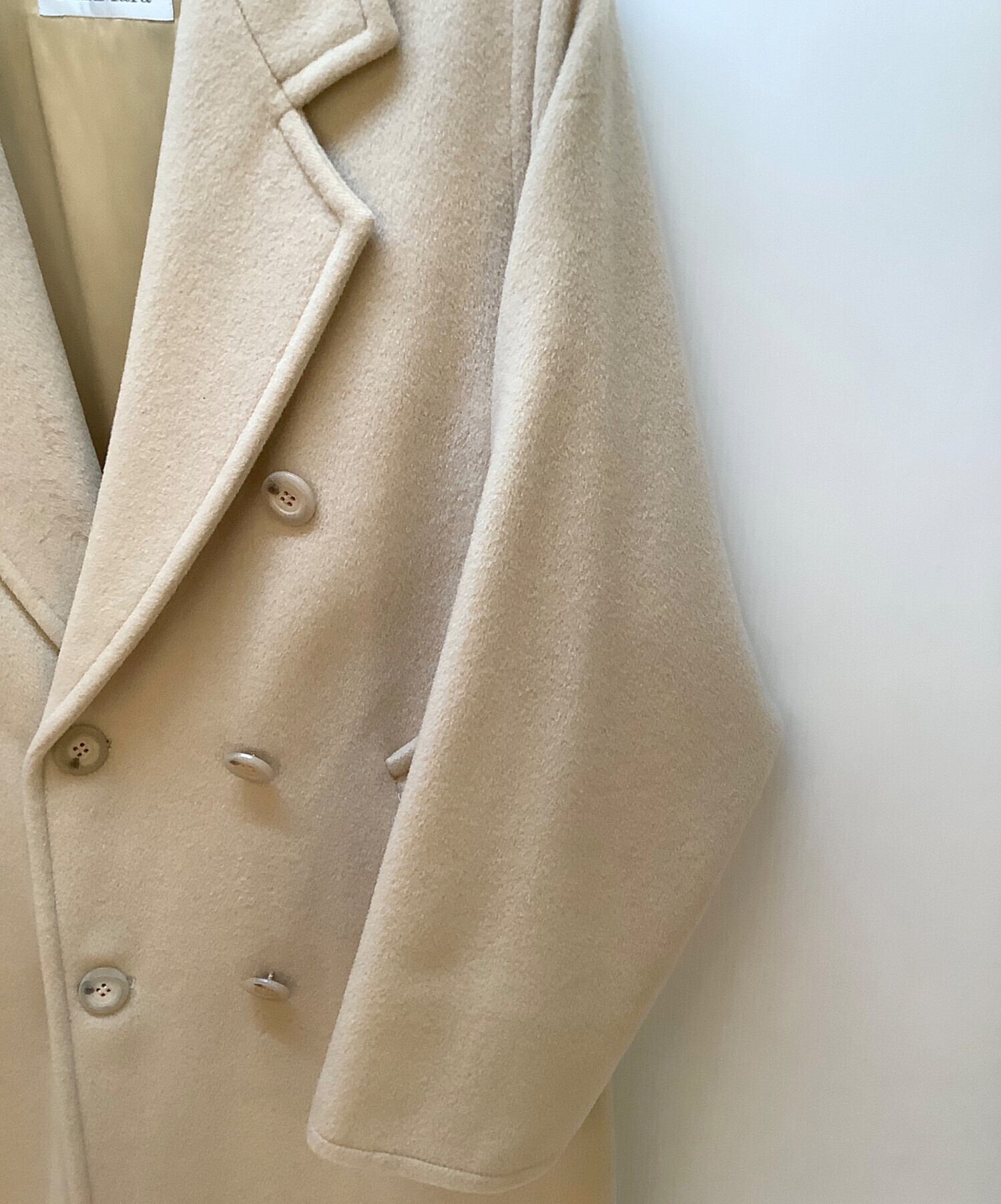 中古・古着通販】MaxMara (マックスマーラ) ロングコート ベージュ 
