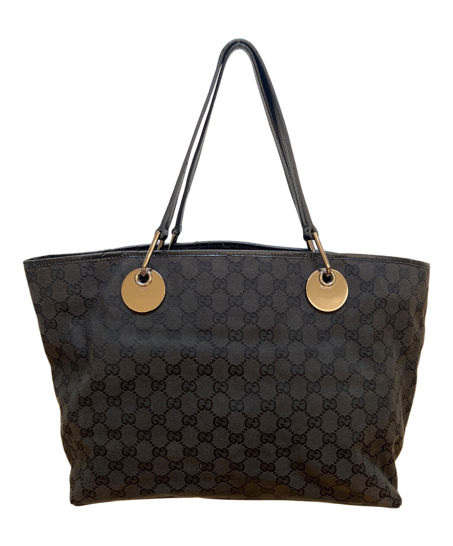 中古・古着通販】GUCCI (グッチ) トートバッグ ブラック｜ブランド