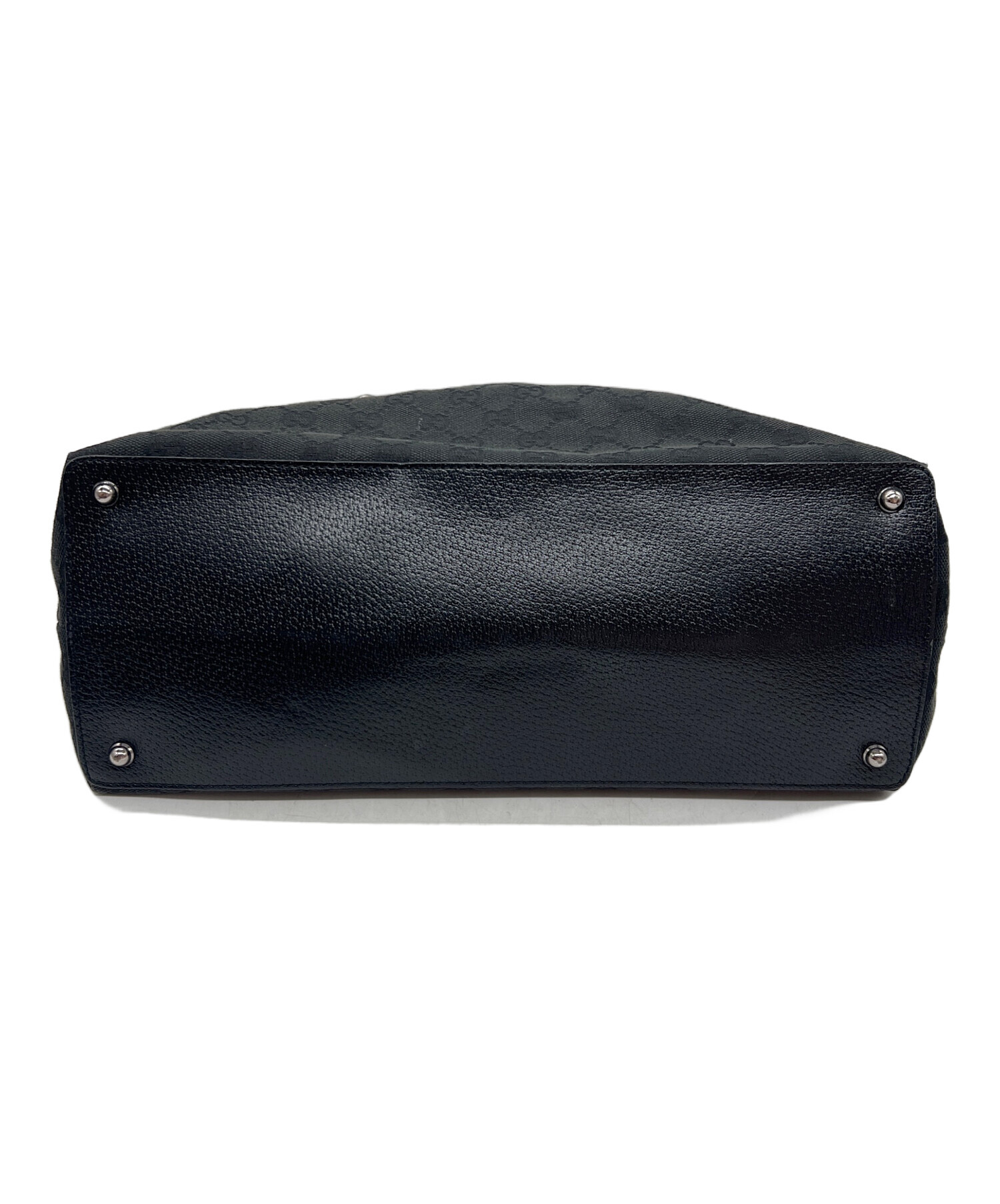 中古・古着通販】GUCCI (グッチ) トートバッグ ブラック｜ブランド