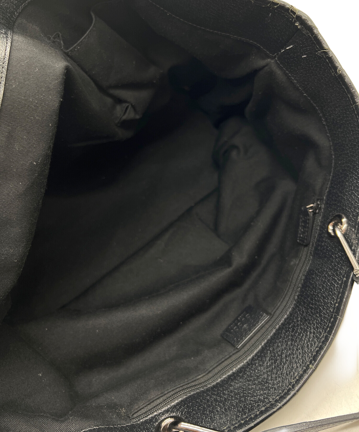 中古・古着通販】GUCCI (グッチ) トートバッグ ブラック｜ブランド