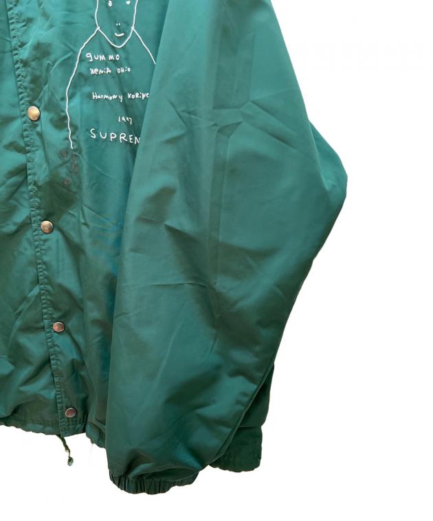 SUPREME GUMMO コーチジャケット ダークグリーン XL 中古・古着通販】SUPREME (シュプリーム) コーチジャケット グリーン
