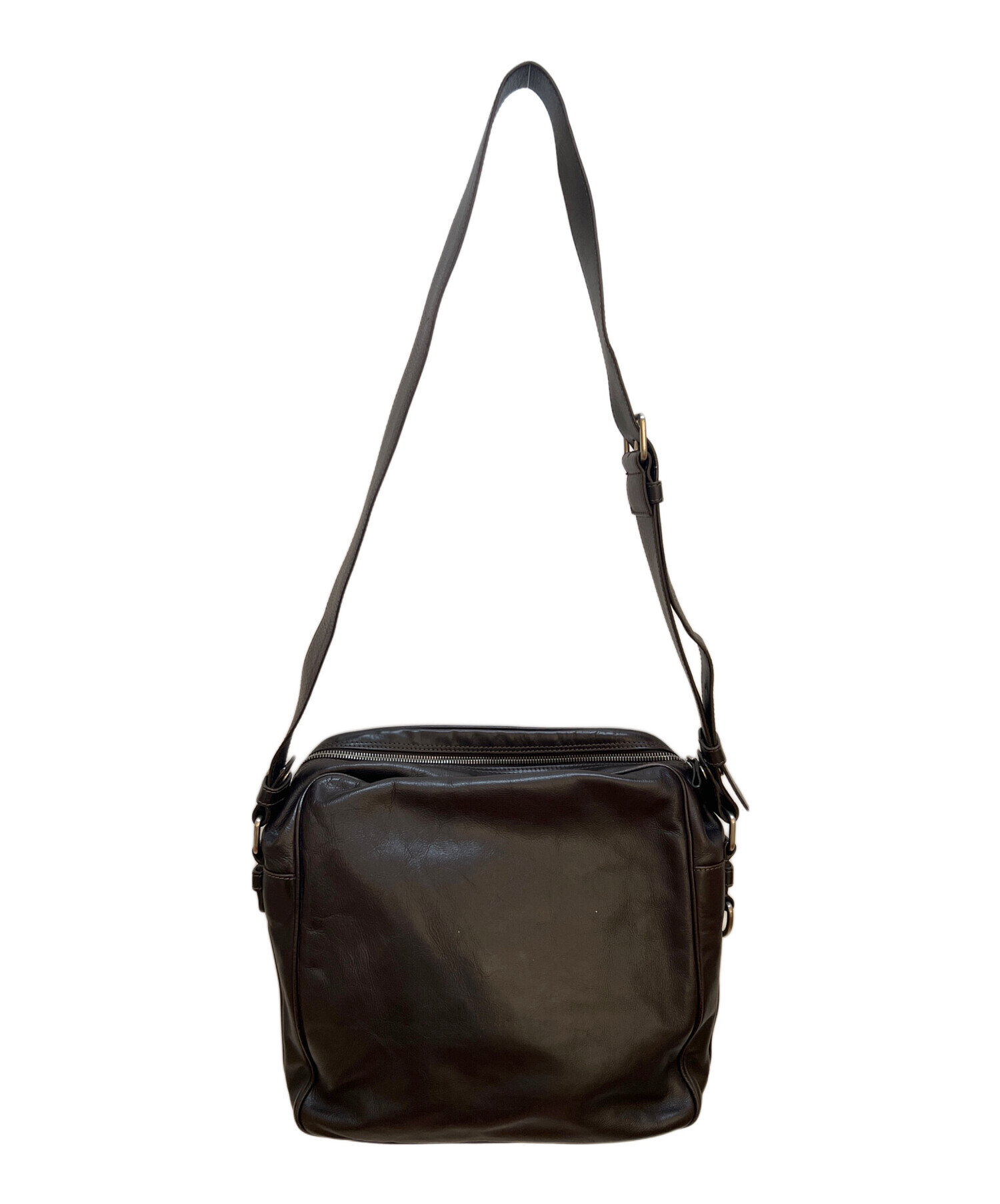 中古・古着通販】BALLY (バリー) ショルダーバッグ ブラウン｜ブランド