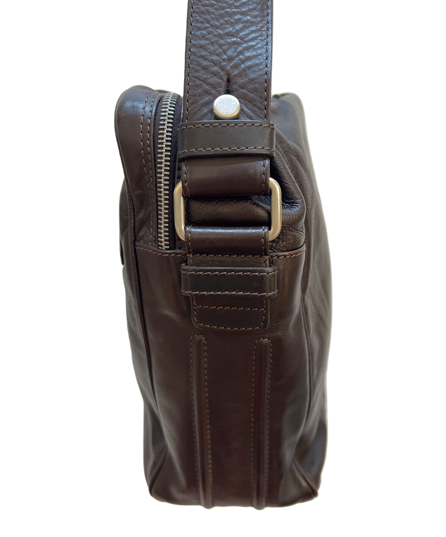 中古・古着通販】BALLY (バリー) ショルダーバッグ ブラウン｜ブランド