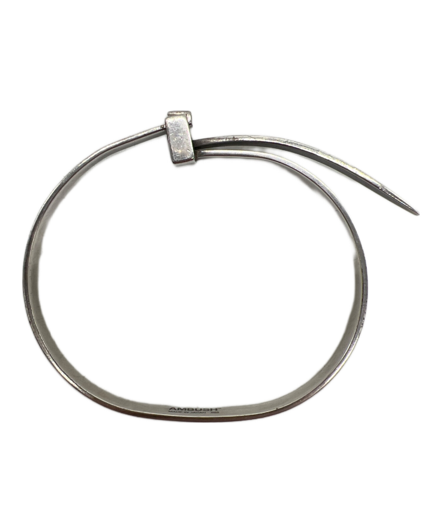 中古・古着通販】AMBUSH (アンブッシュ) ジップブレスレット シルバー