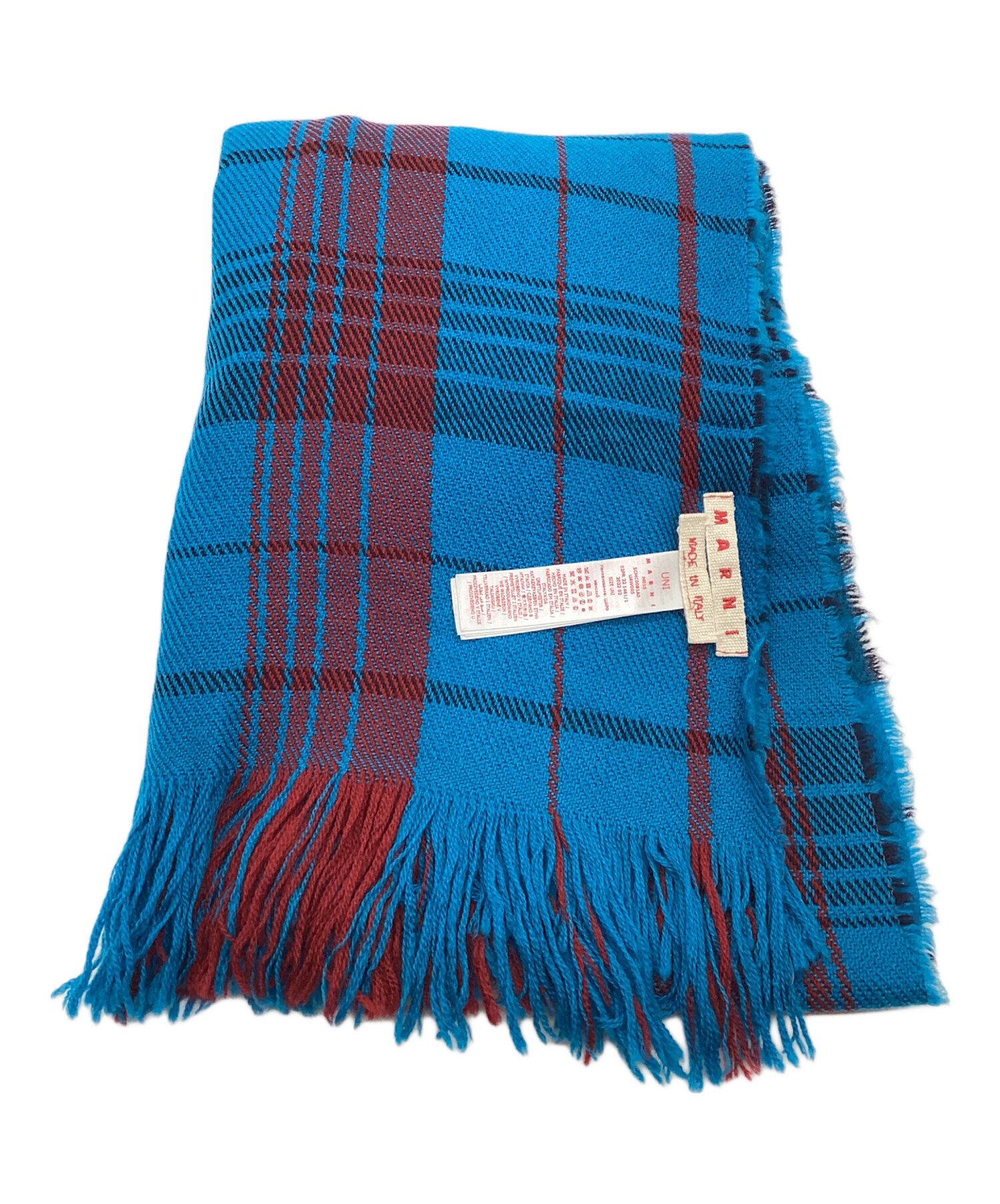 【新品未使用】MARNI マフラー マルニ MARNI MARNI マフラー SCZC0068Y0 UAW031 ロゴ （00N15/SODIUM