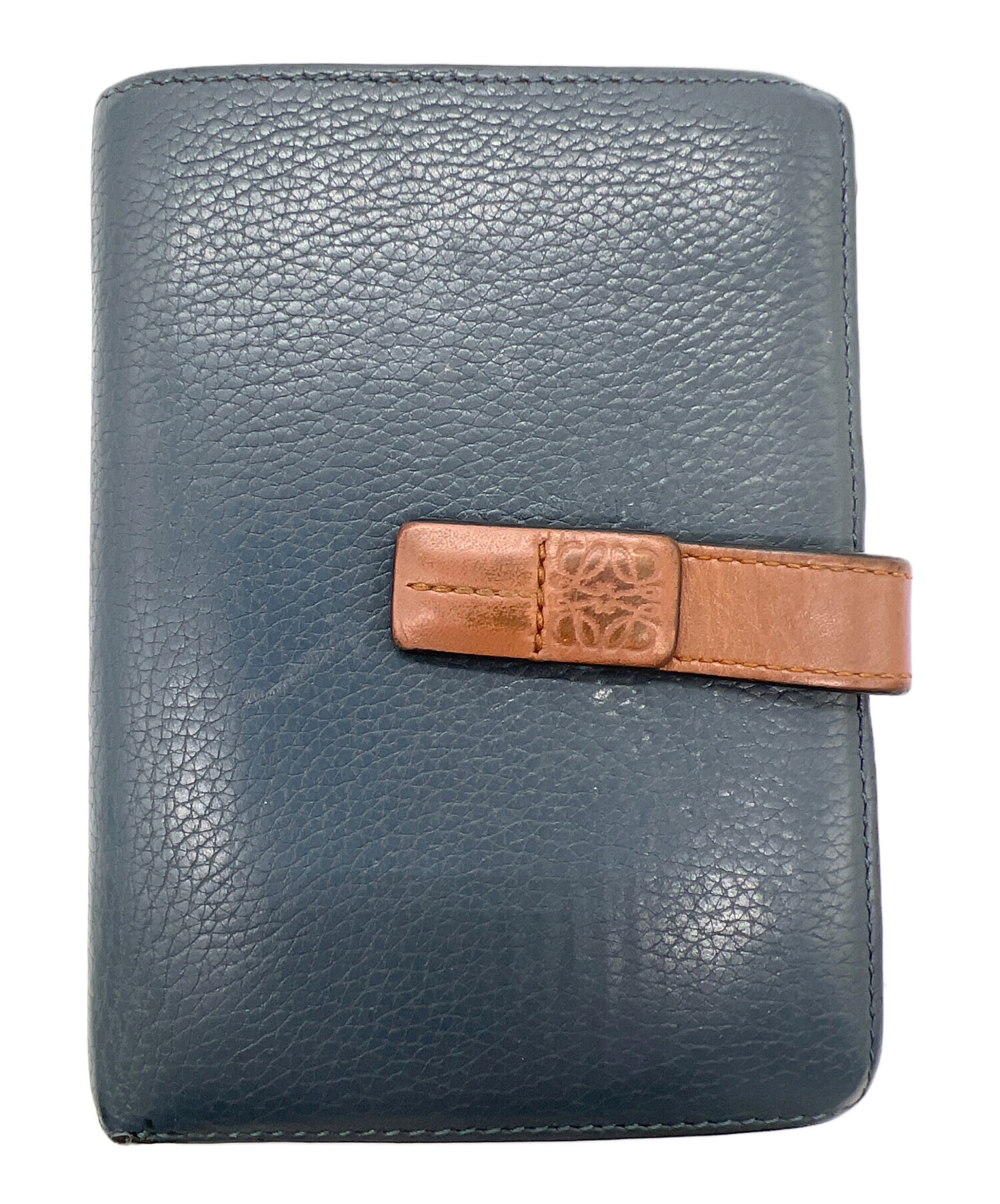 こ*✨様 LOEWE ネイビー 二つ折り財布 中古・古着通販】LOEWE (ロエベ) 2つ折り財布 ネイビー｜ブランド