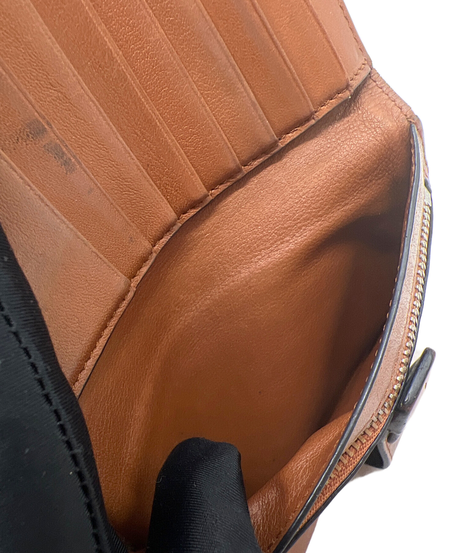 中古・古着通販】LOEWE (ロエベ) 2つ折り財布 ネイビー｜ブランド