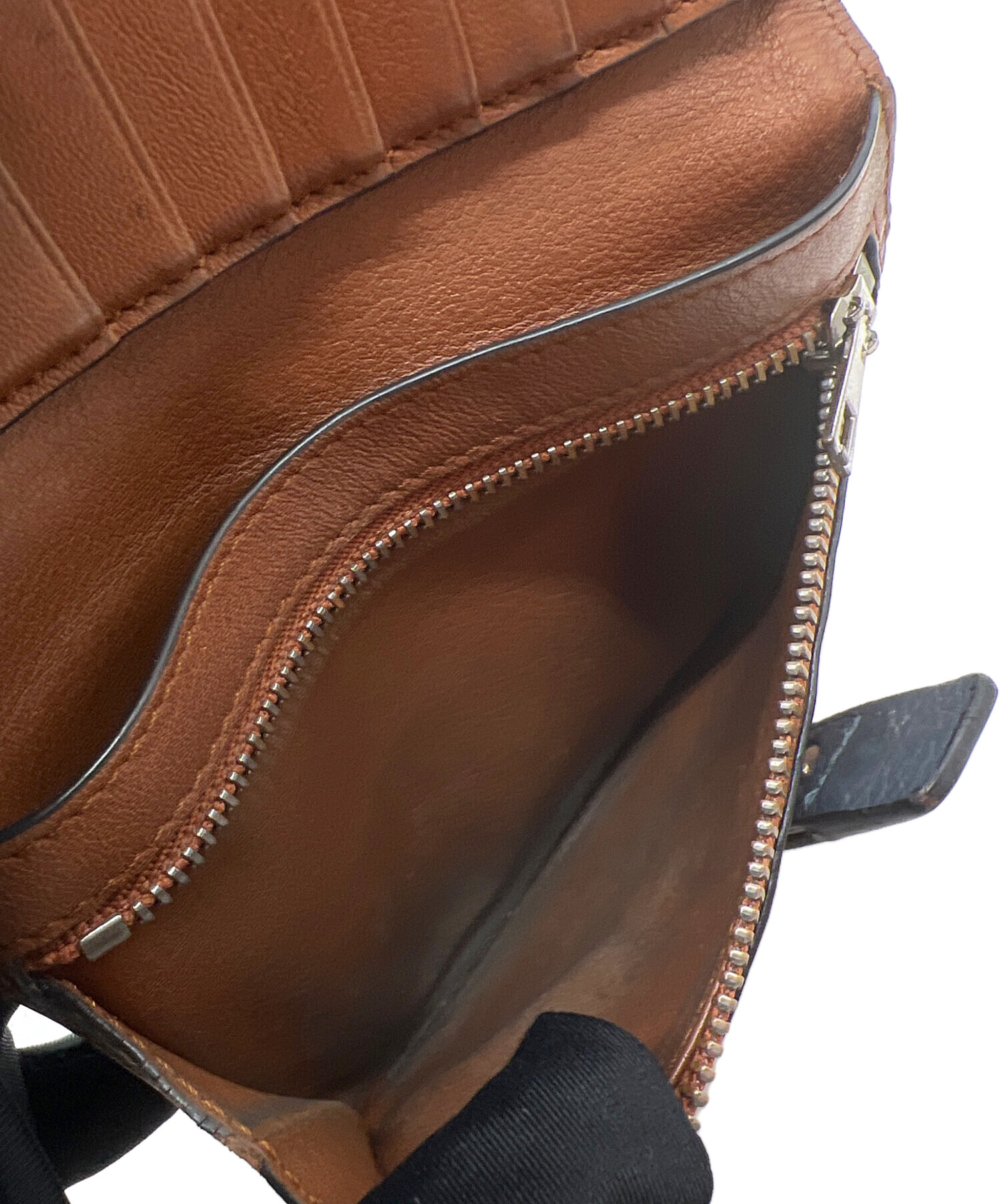 中古・古着通販】LOEWE (ロエベ) 2つ折り財布 ネイビー｜ブランド