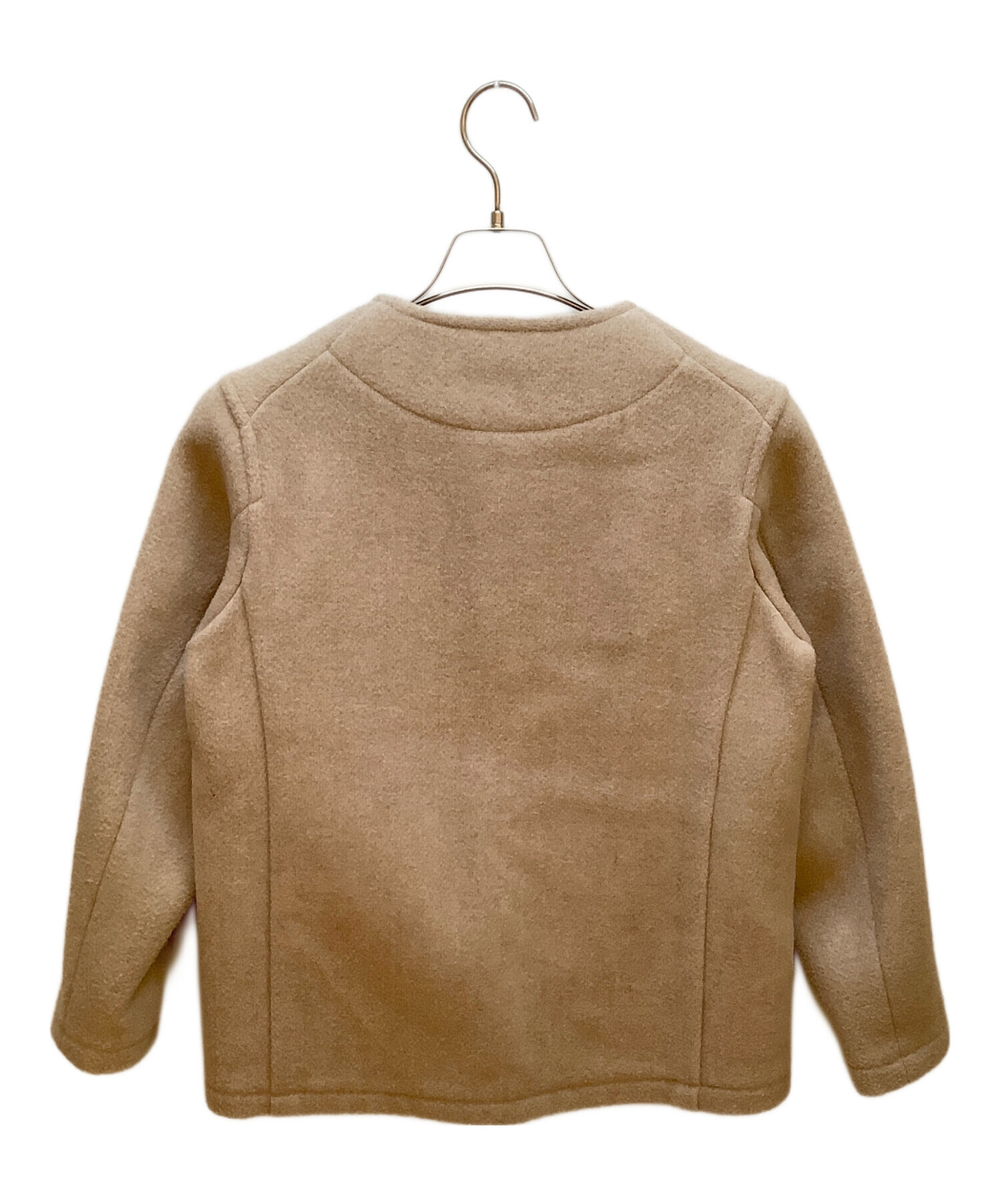 DANTON ウールコート ジャケット　サイズ34 ベージュ 中古・古着通販】DANTON (ダントン) ウールジャケット ベージュ サイズ