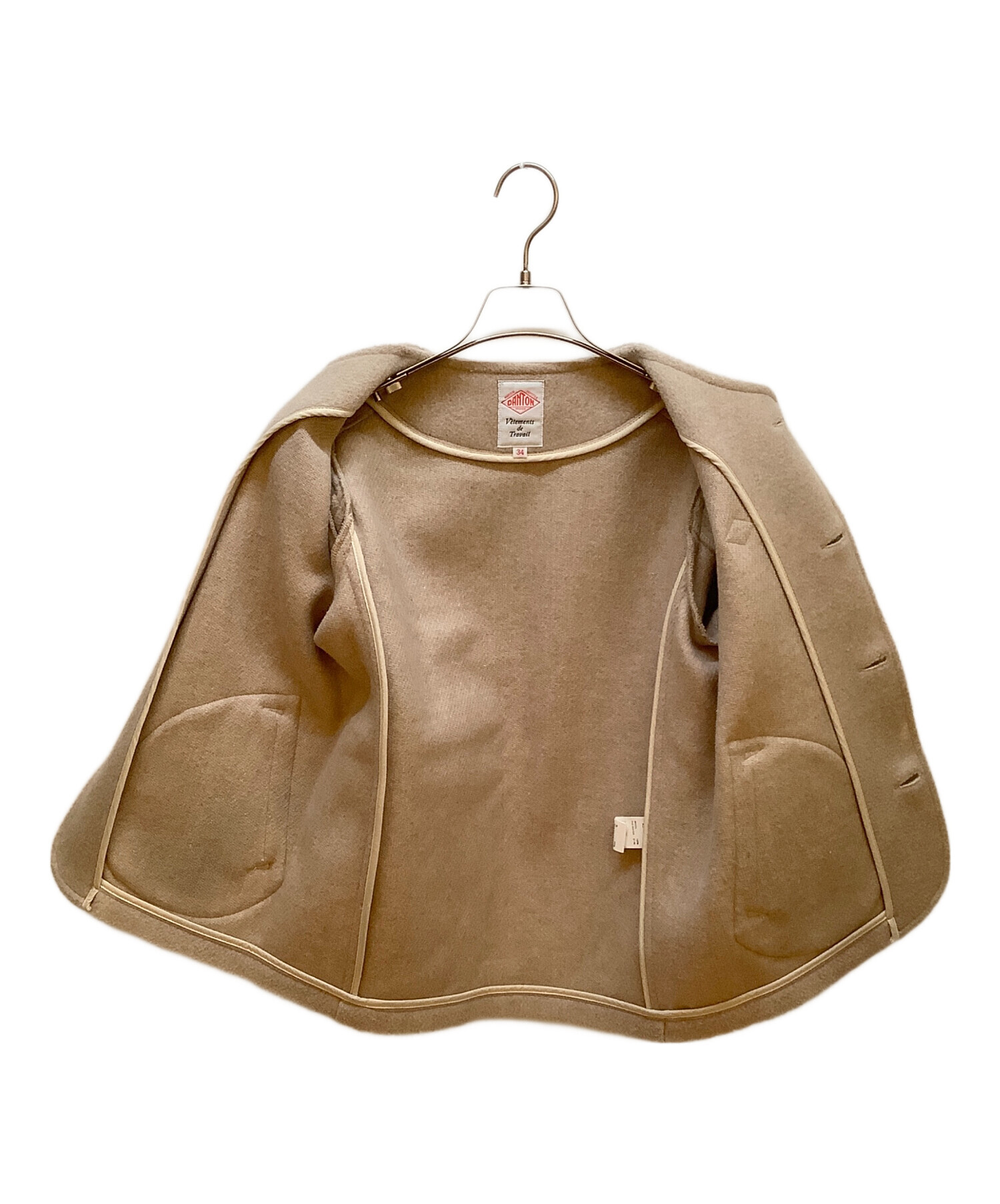 中古・古着通販】DANTON (ダントン) ウールジャケット ベージュ サイズ