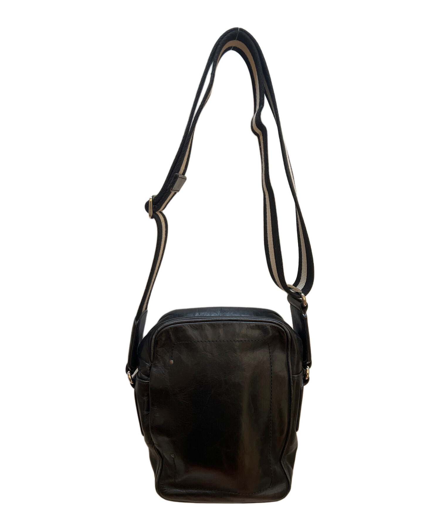 中古・古着通販】BALLY (バリー) ショルダーバッグ ブラック｜ブランド