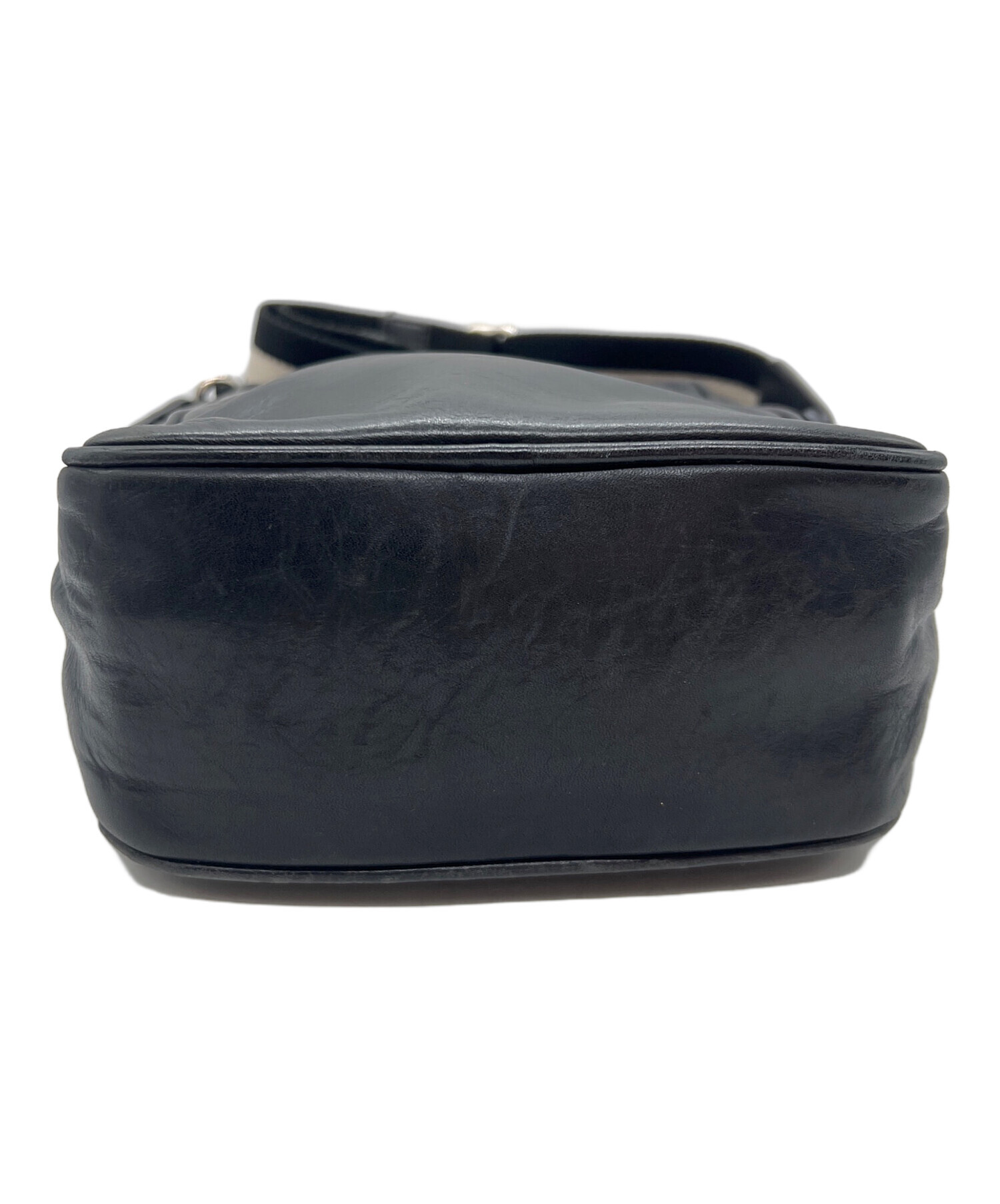 中古・古着通販】BALLY (バリー) ショルダーバッグ ブラック｜ブランド