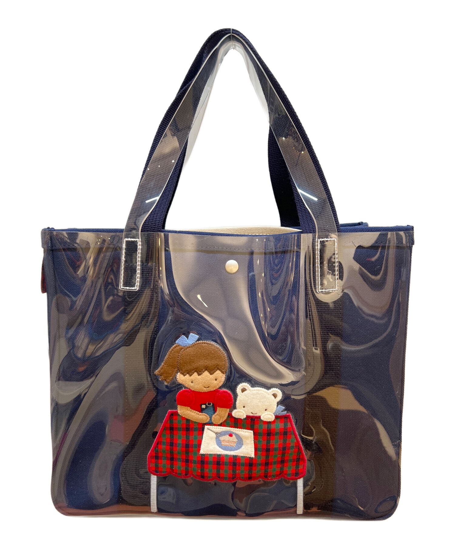 中古・古着通販】familiar (ファミリア) トートバッグ ネイビー