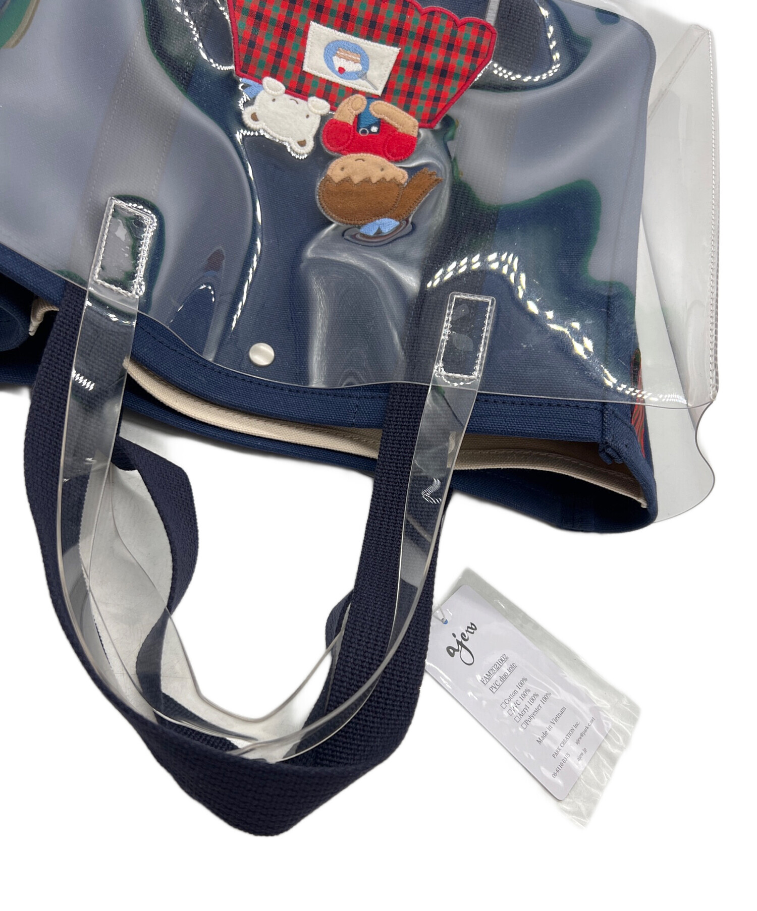 中古・古着通販】familiar (ファミリア) トートバッグ ネイビー