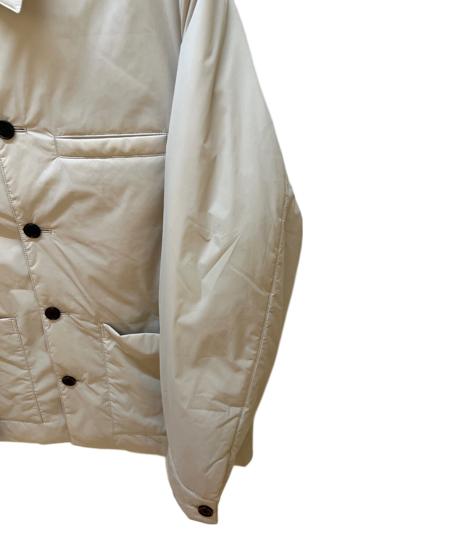 中古・古着通販】theory (セオリー) 中綿ジャケット ベージュ サイズ:M