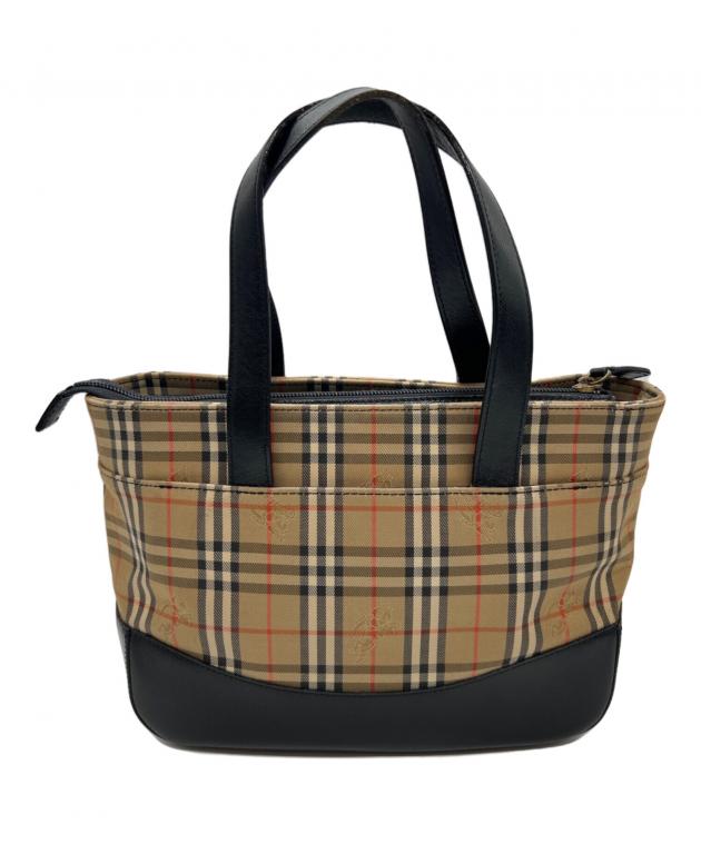 中古・古着通販】BURBERRY (バーバリー) ハンドバッグ/ノバチェック