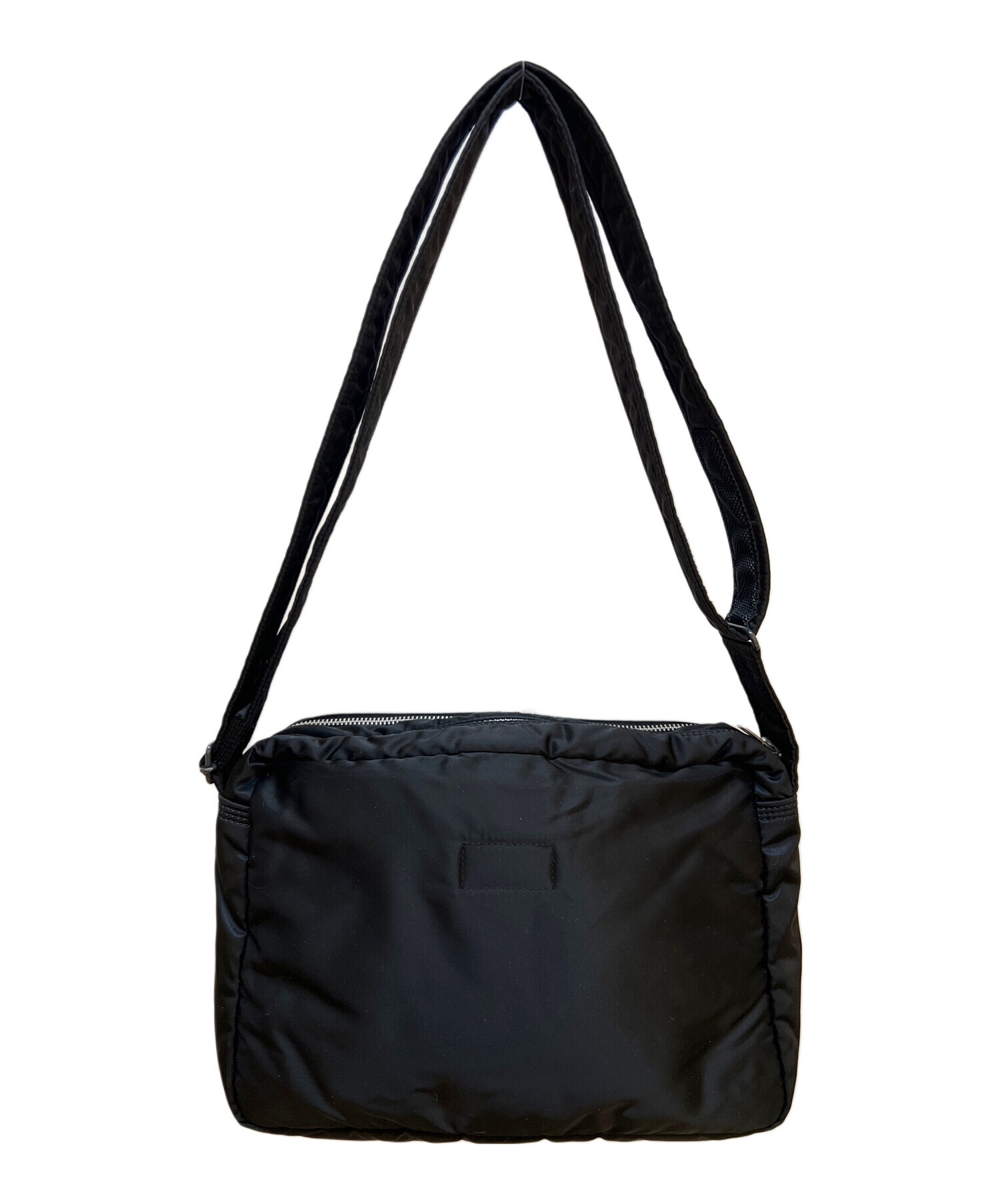 未使用に近い　現行タグ　PORTER　タンカー　ショルダーバッグ　二層　ブラック 中古・古着通販】PORTER (ポーター) ショルダーバッグ/タンカー