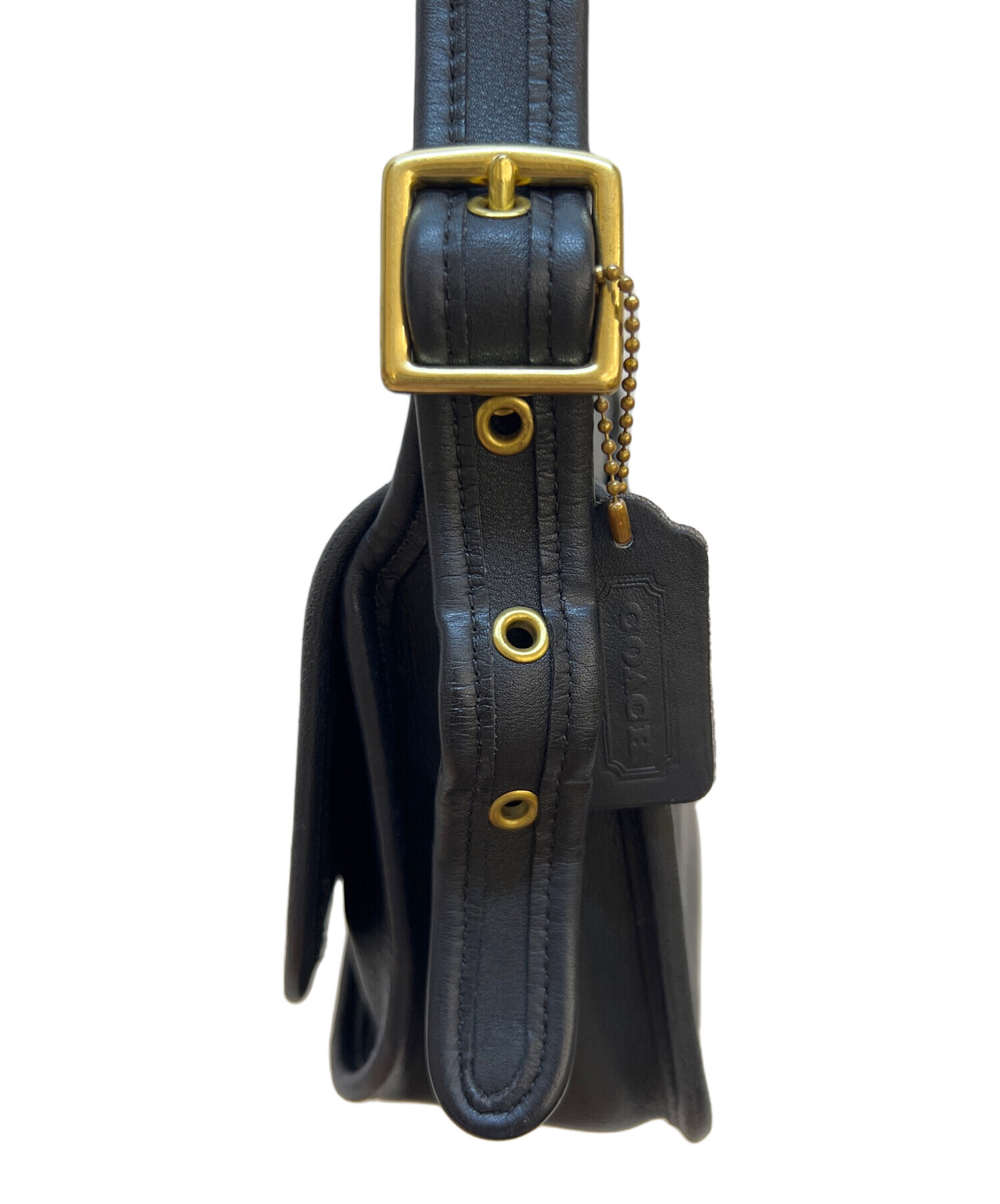 中古・古着通販】COACH (コーチ) ショルダーバッグ ブラック｜ブランド