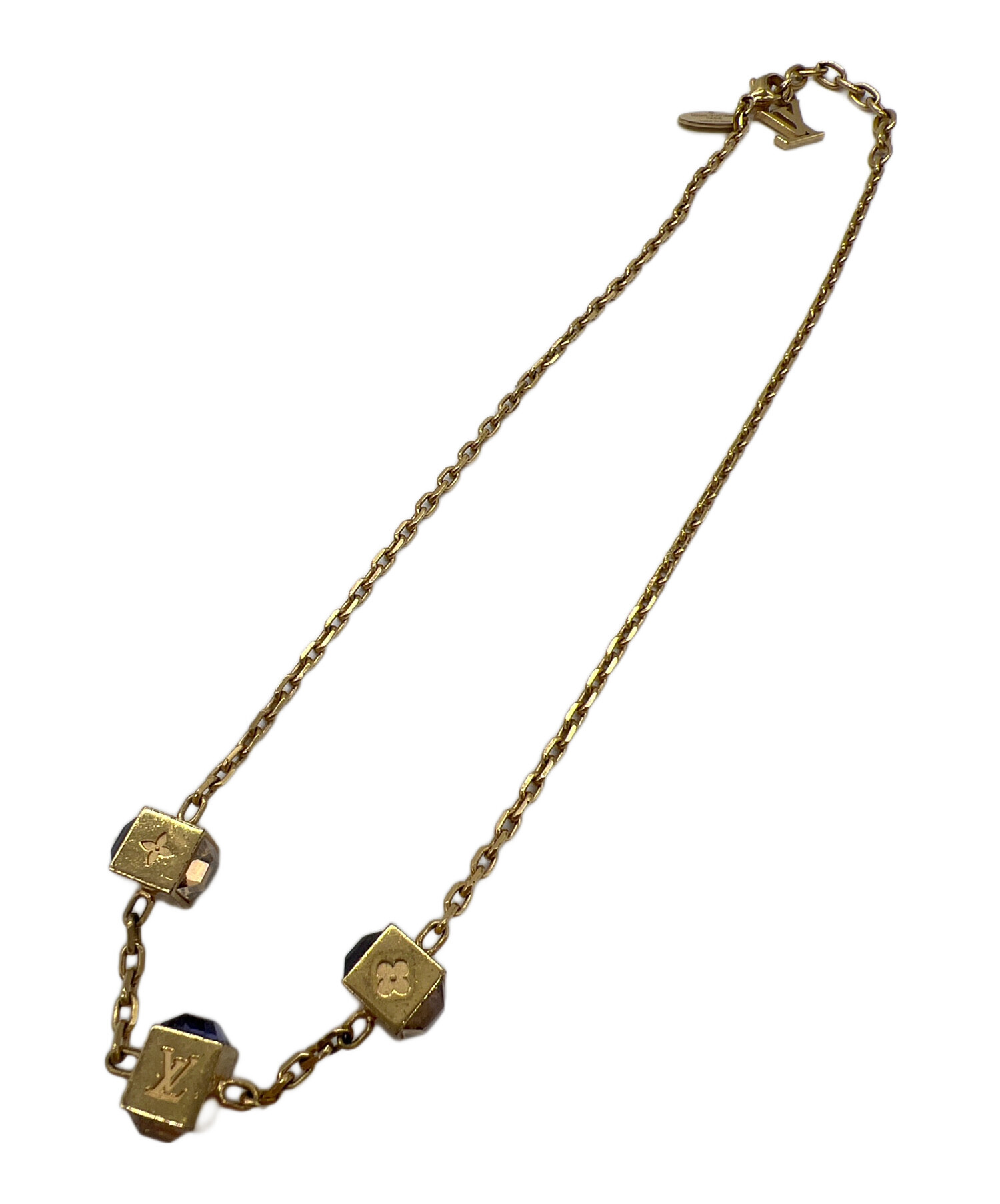 中古・古着通販】LOUIS VUITTON (ルイ ヴィトン) ネックレス ゴールド