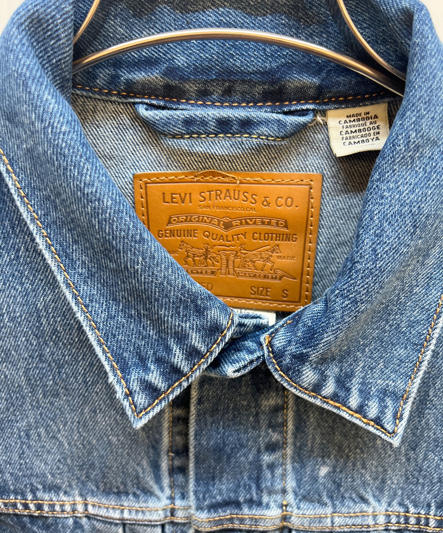 中古・古着通販】LEVI'S (リーバイス) デニムジャケット インディゴ