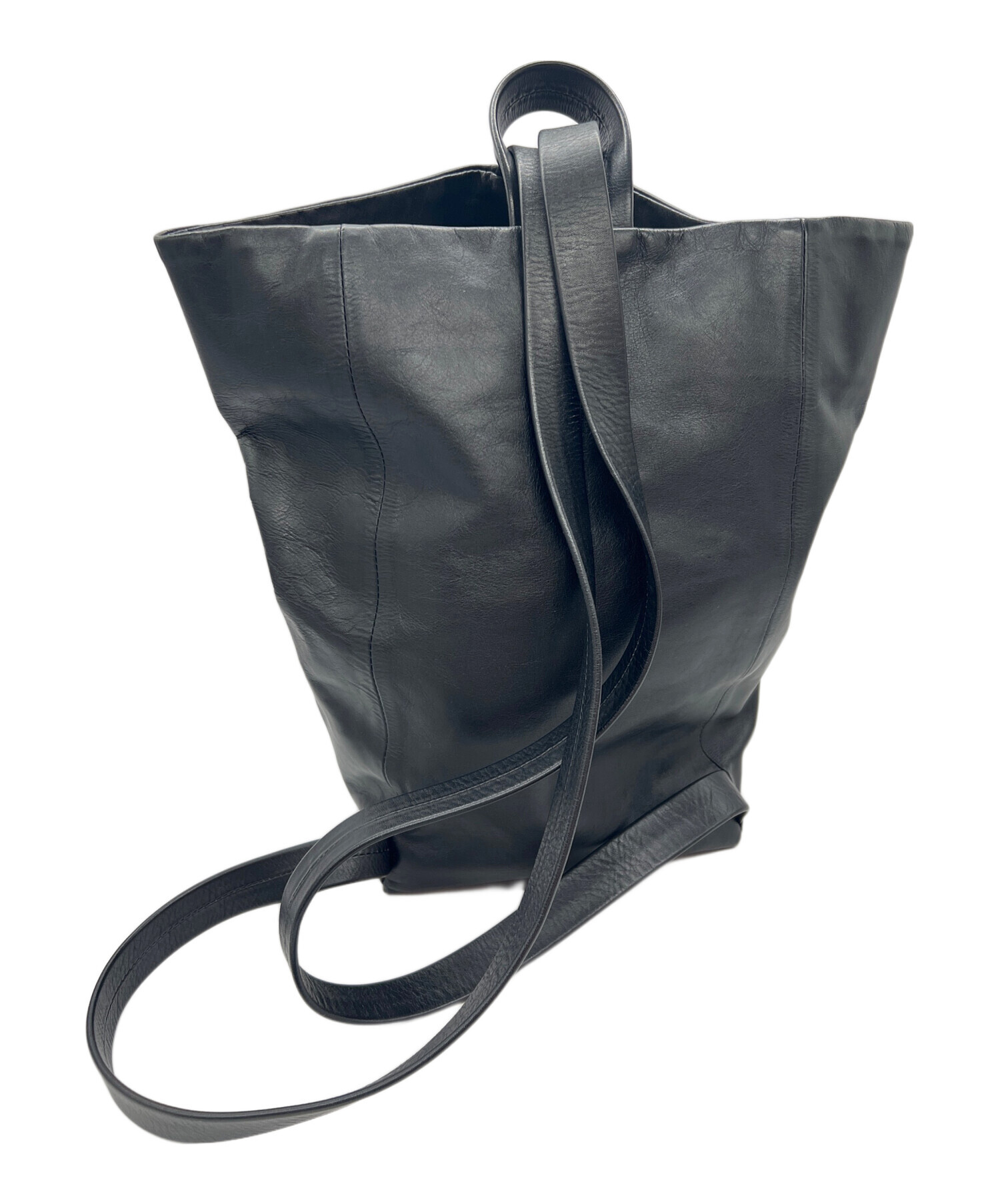 Aeta ブラック 皮革リュック未使用品 【公式通販】