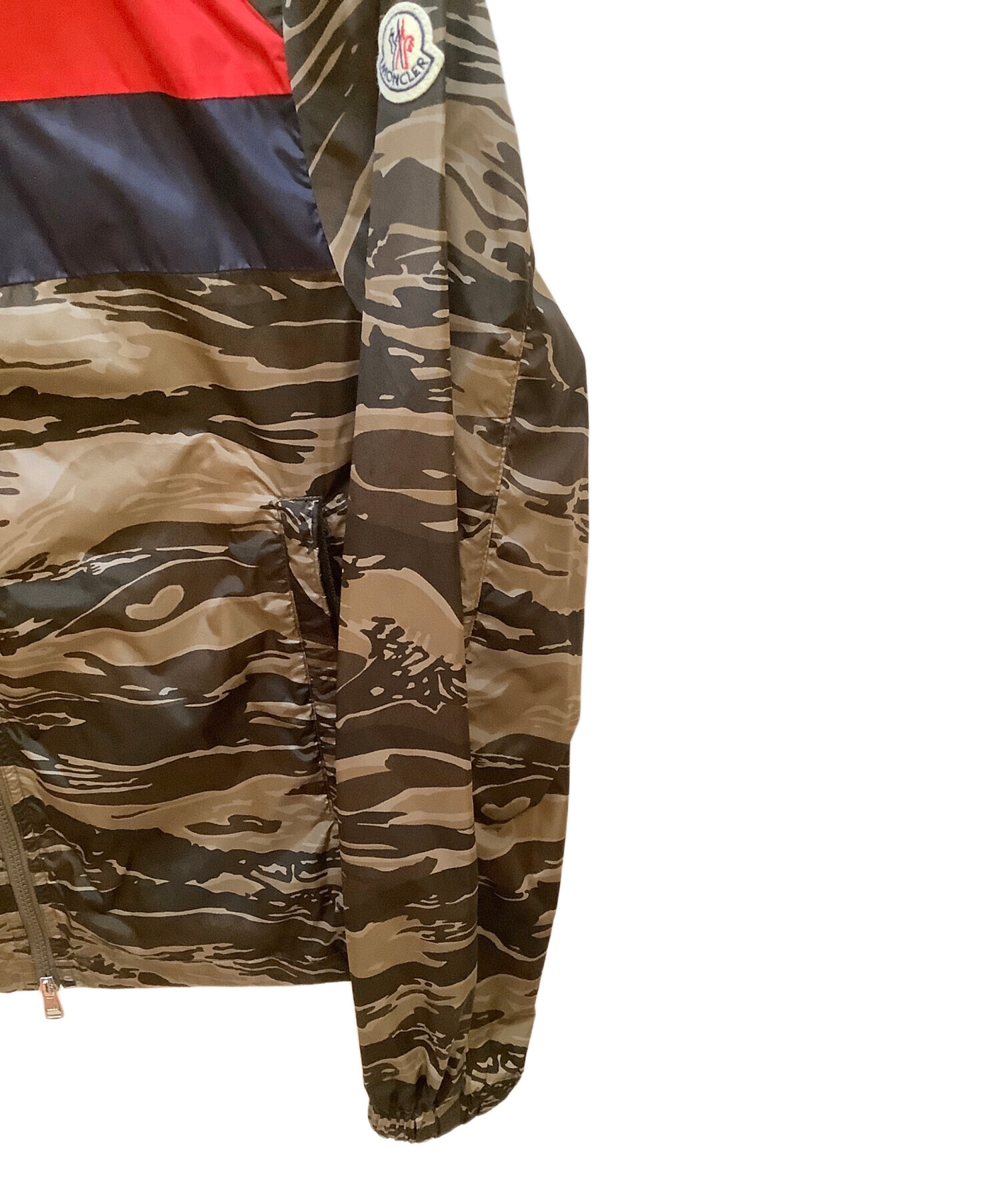 中古・古着通販】MONCLER (モンクレール) ナイロンジャケット ブラウン 