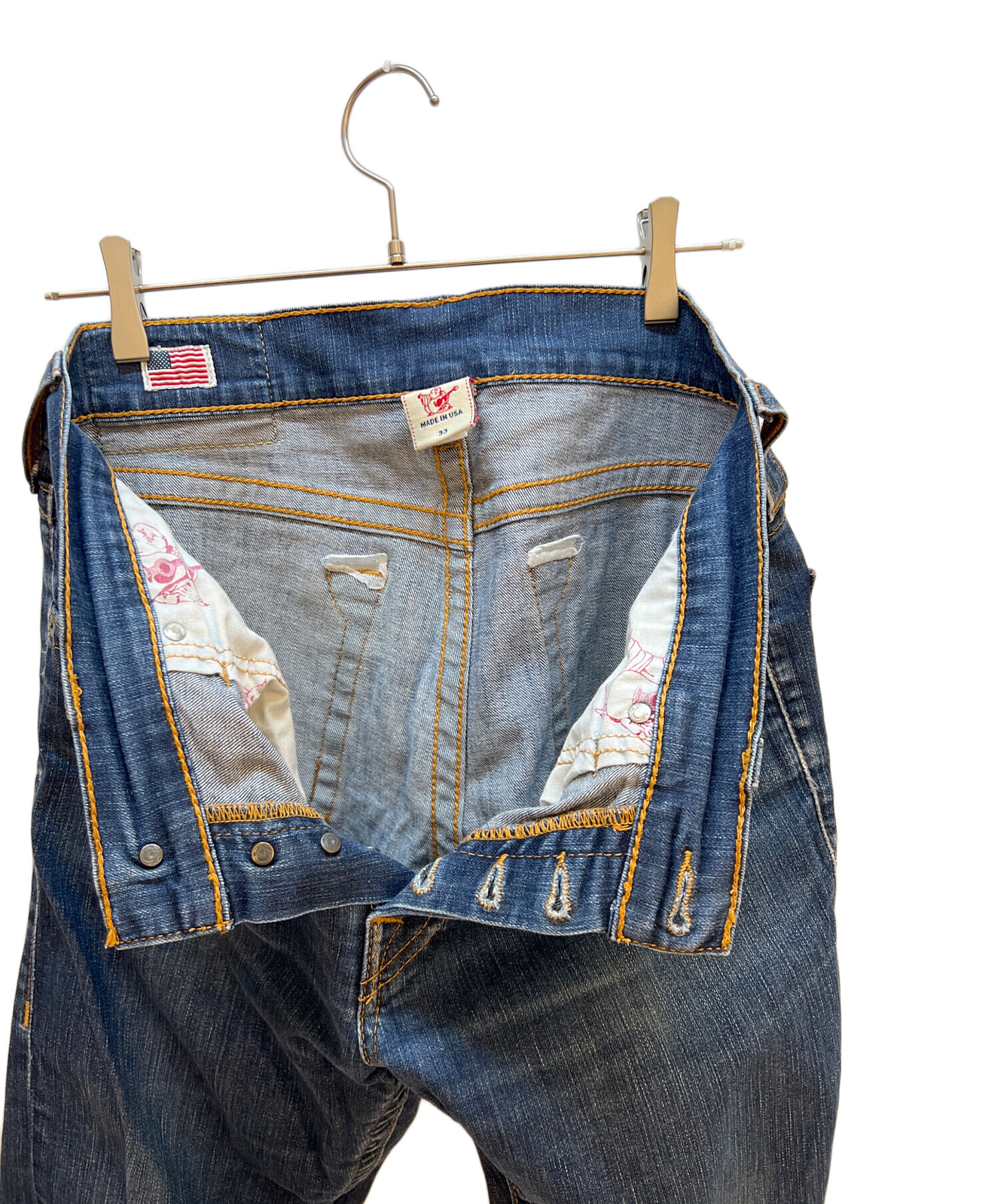 パンツ Truereligion 33 中古・古着通販】TRUE RELIGION (トゥルー レリジョン) デニムパンツ