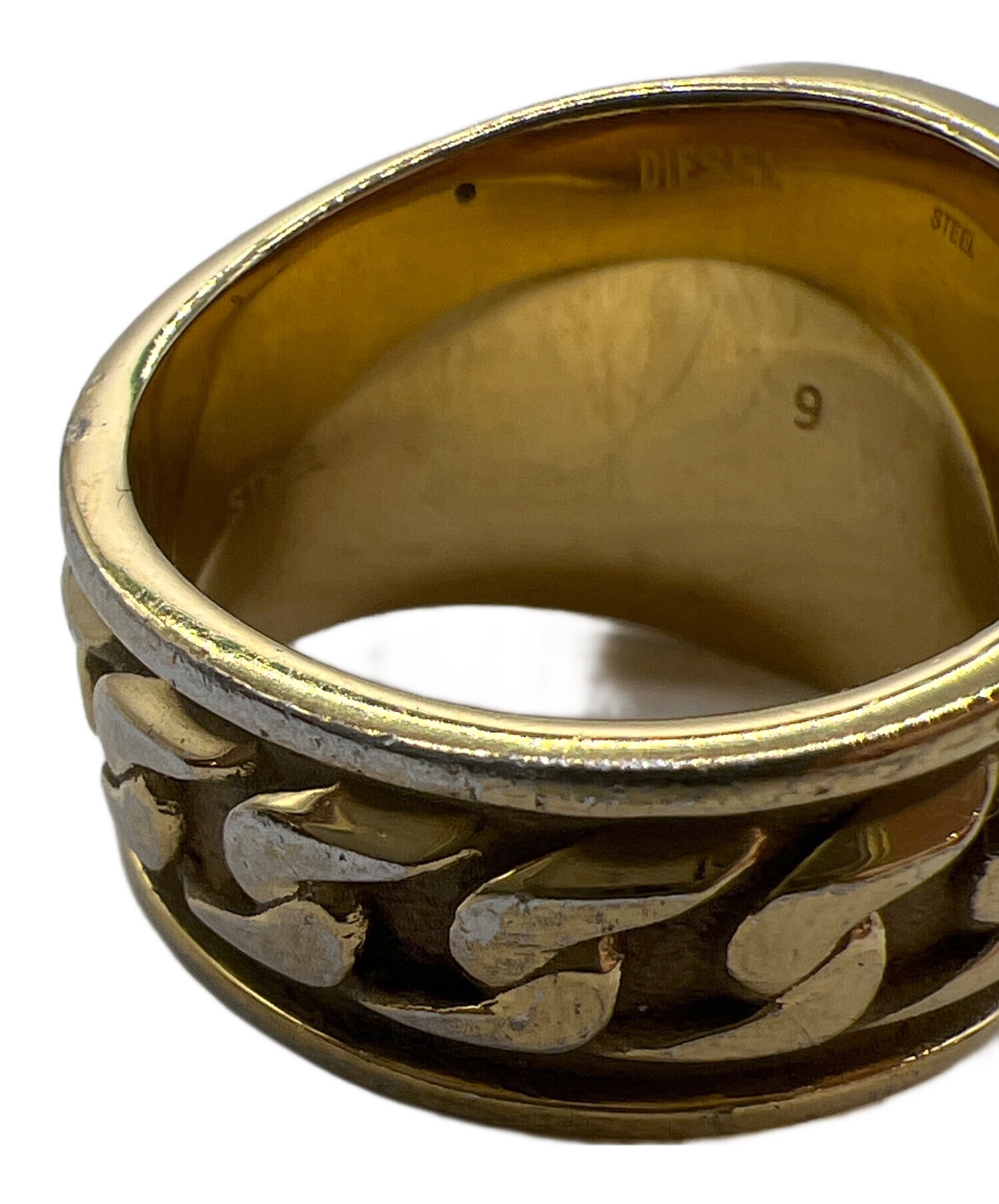 中古・古着通販】DIESEL (ディーゼル) リング ゴールド サイズ:19号