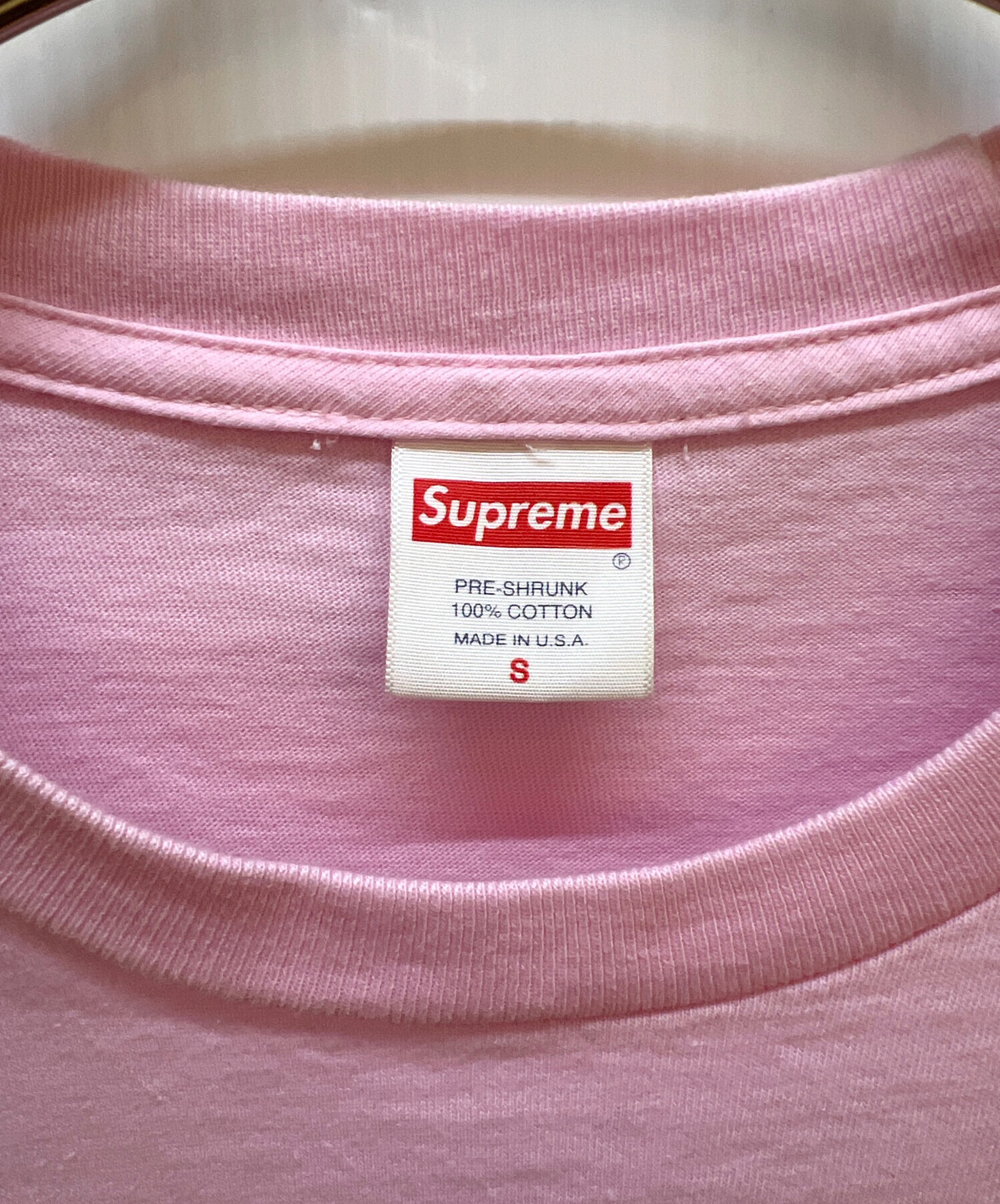 中古・古着通販】SUPREME (シュプリーム) プリントTシャツ ピンク