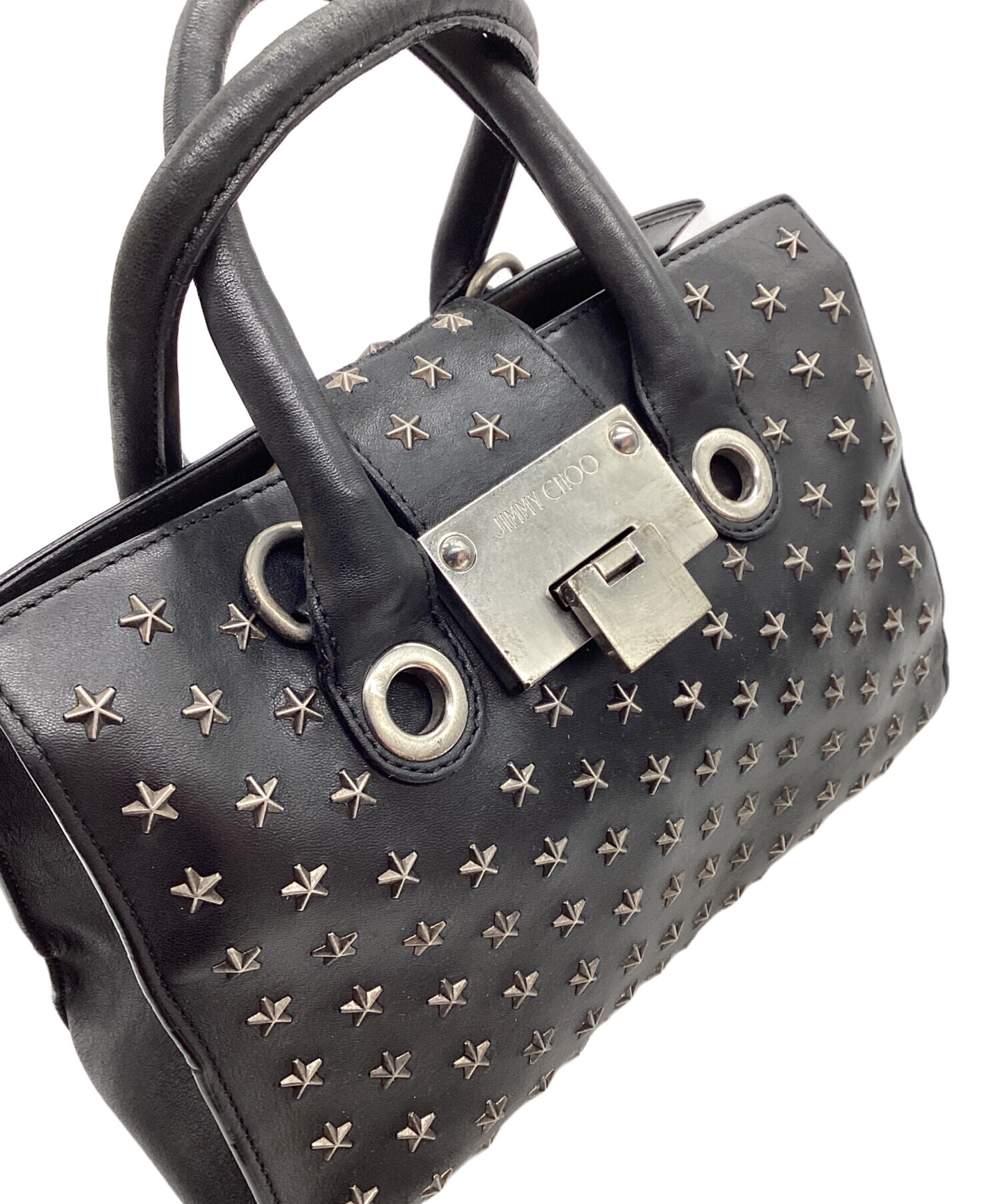 JIMMY CHOO 2way バッグ 中古・古着通販】JIMMY CHOO (ジミーチュウ) 2WAYショルダーバッグ