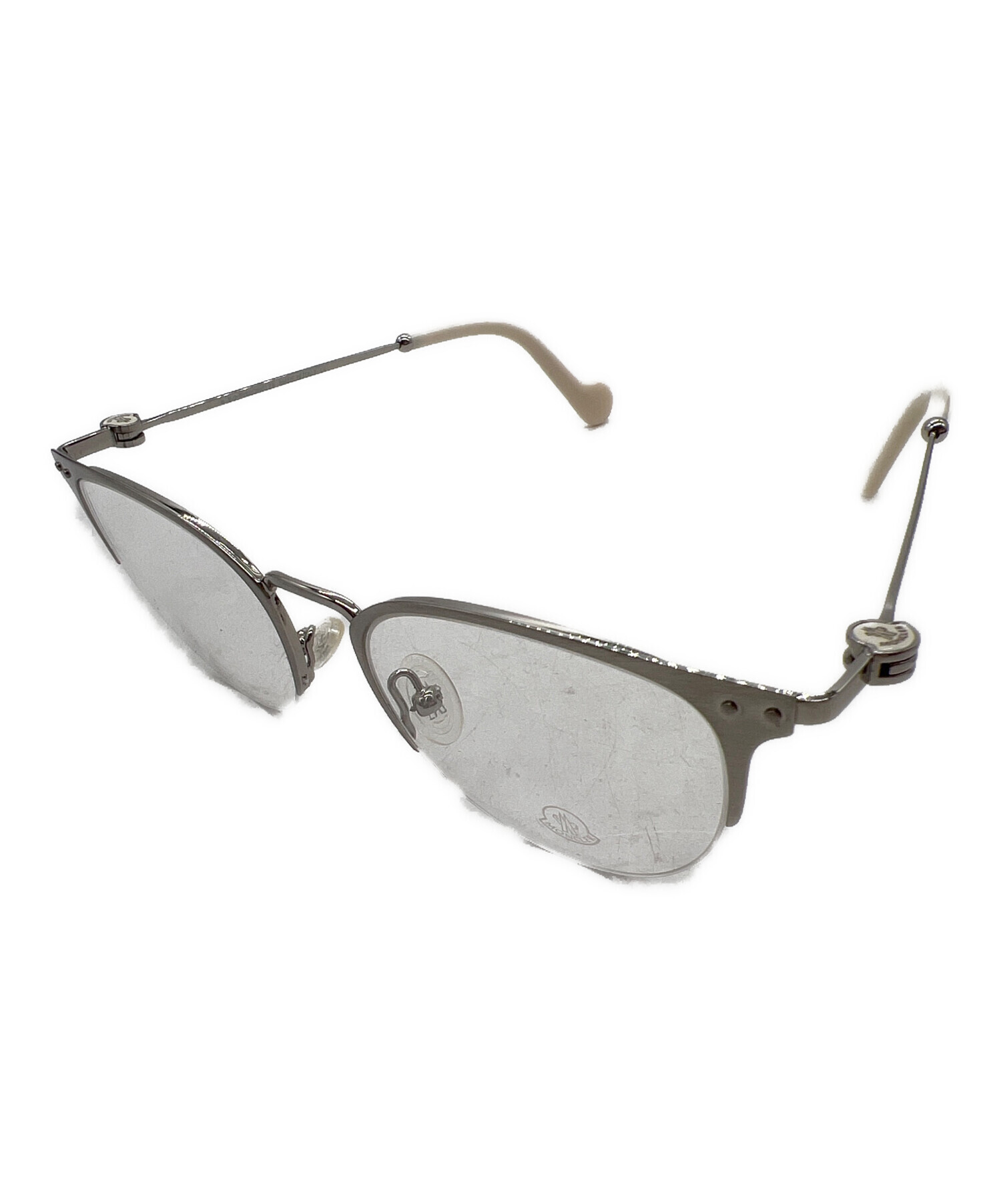 中古・古着通販】MONCLER (モンクレール) 眼鏡 ホワイト サイズ:48 18