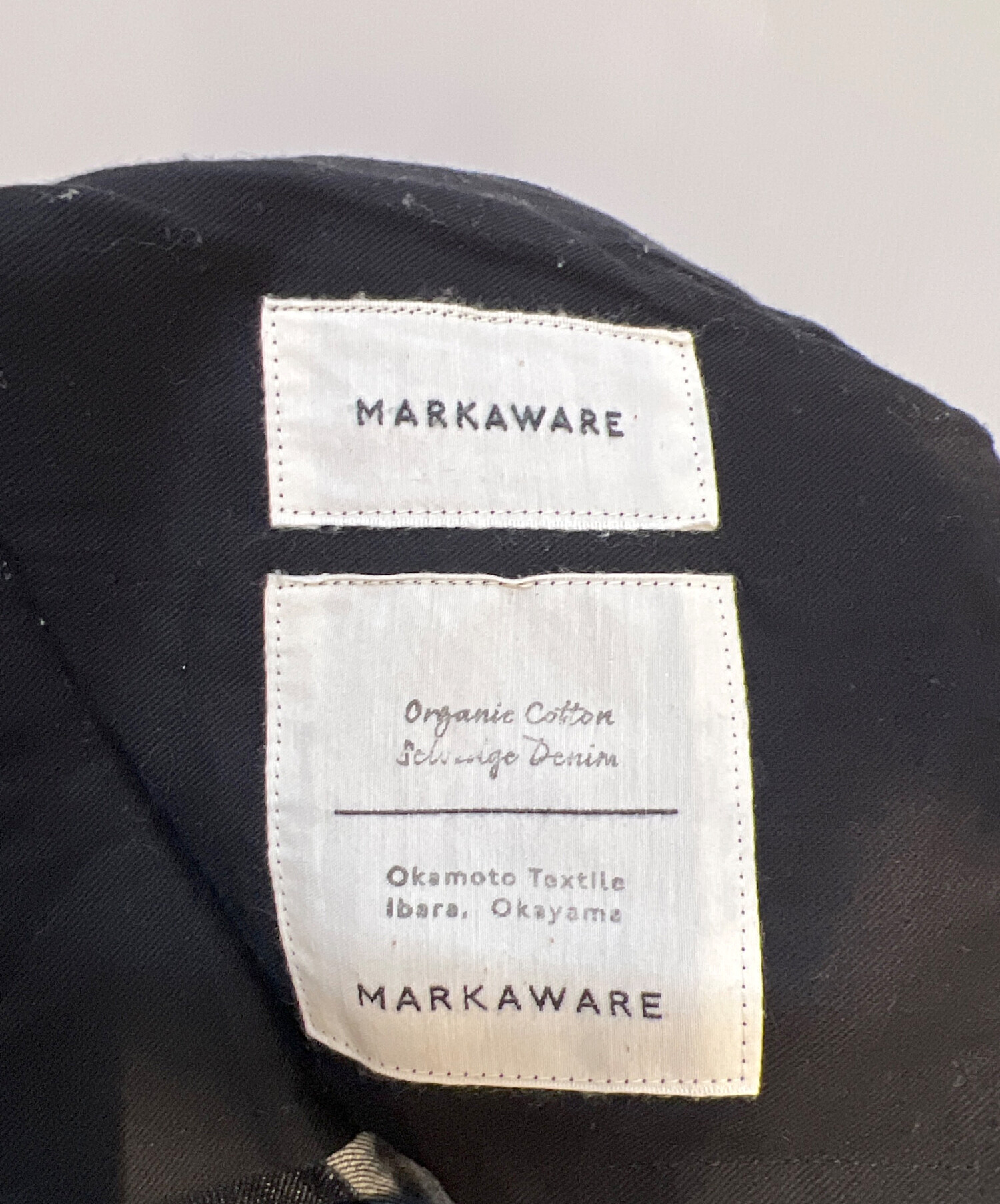 中古・古着通販】MARKAWARE (マーカウェア) タックデニムパンツ