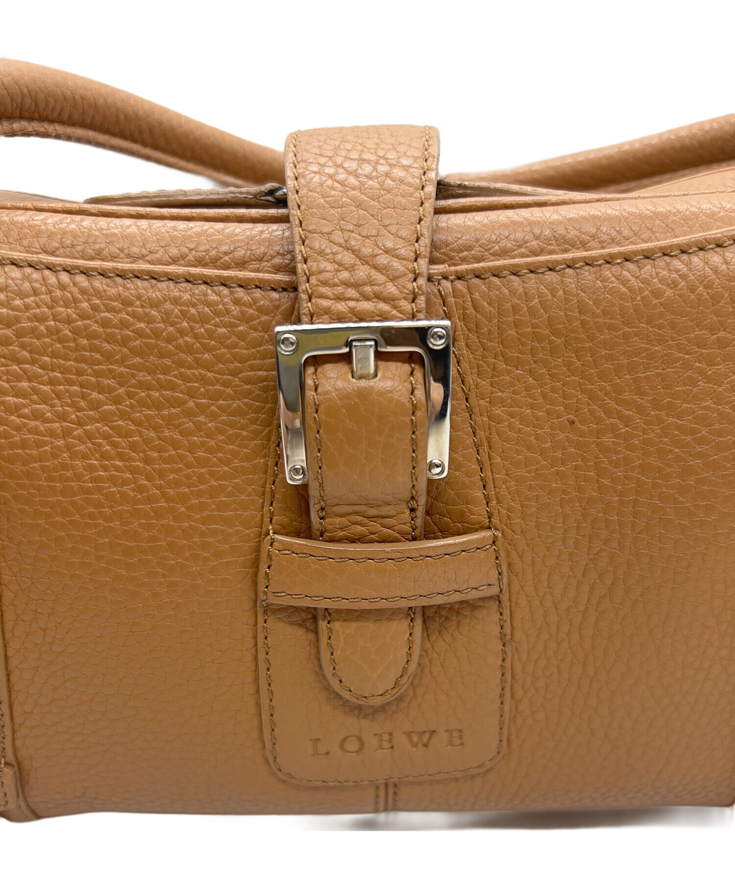 中古・古着通販】LOEWE (ロエベ) ハンドバッグ ブラウン｜ブランド