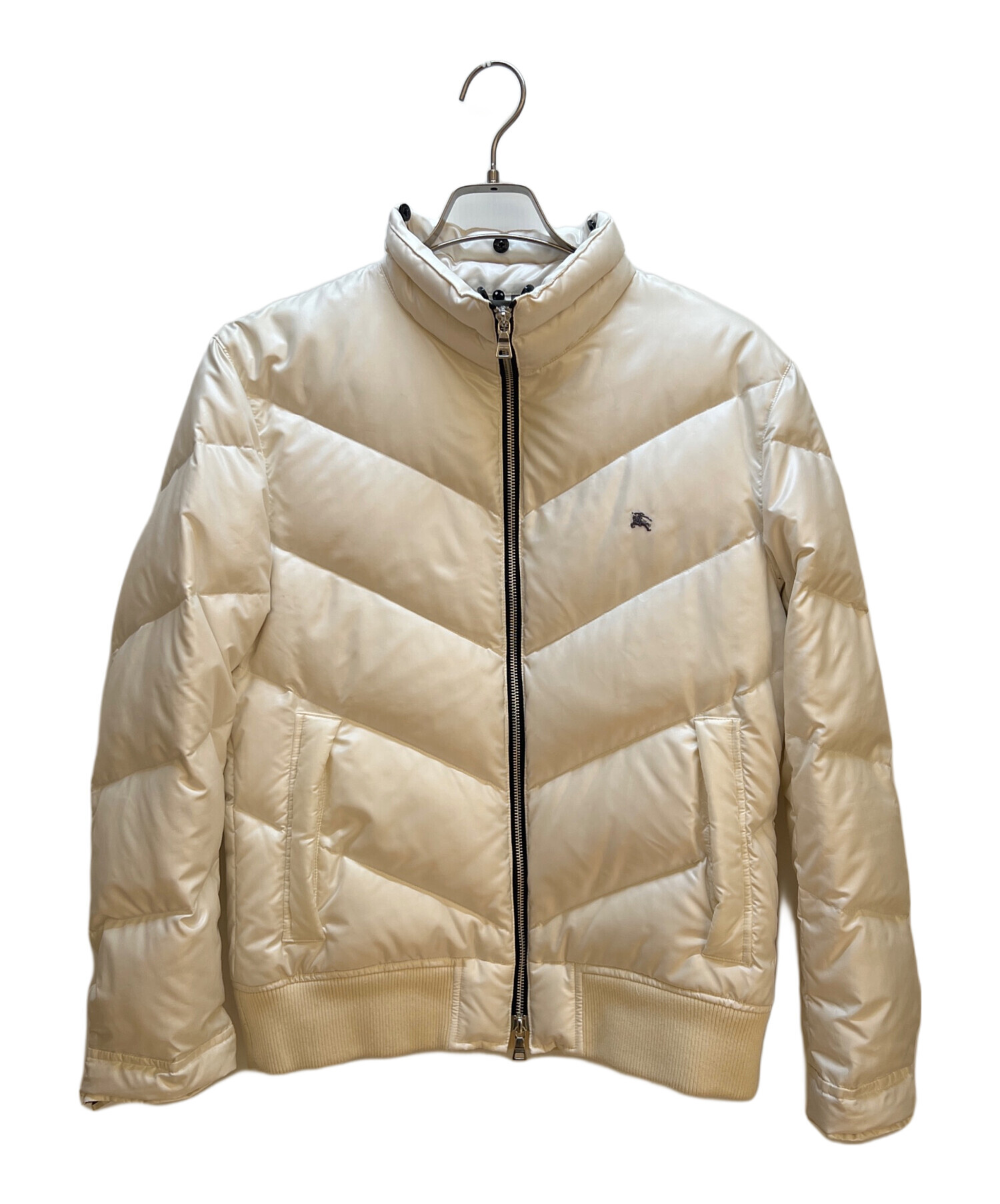 BURBERRY BLACK LABEL ホワイトダウンジャケット 中古・古着通販】BURBERRY BLACK LABEL (バーバリーブラックレーベル