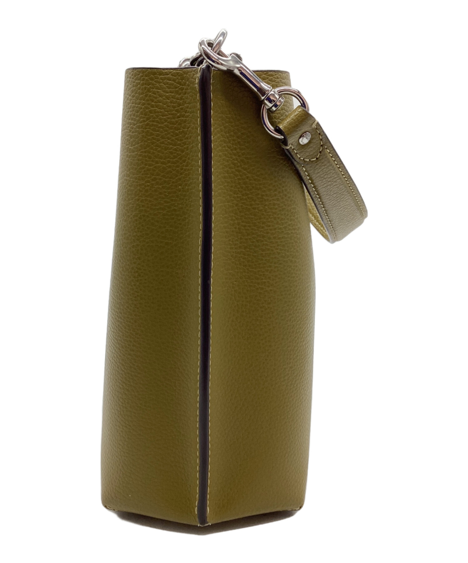 COACH コーチ ショルダーバッグ 中古 中古・古着通販】COACH (コーチ) ショルダーバッグ グリーン×ピンク