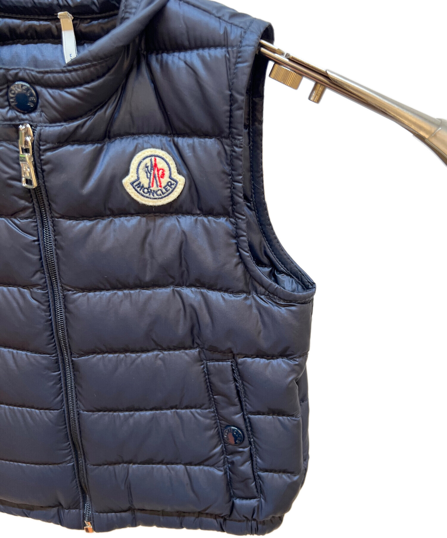 中古・古着通販】MONCLER (モンクレール) ダウンベスト ネイビー