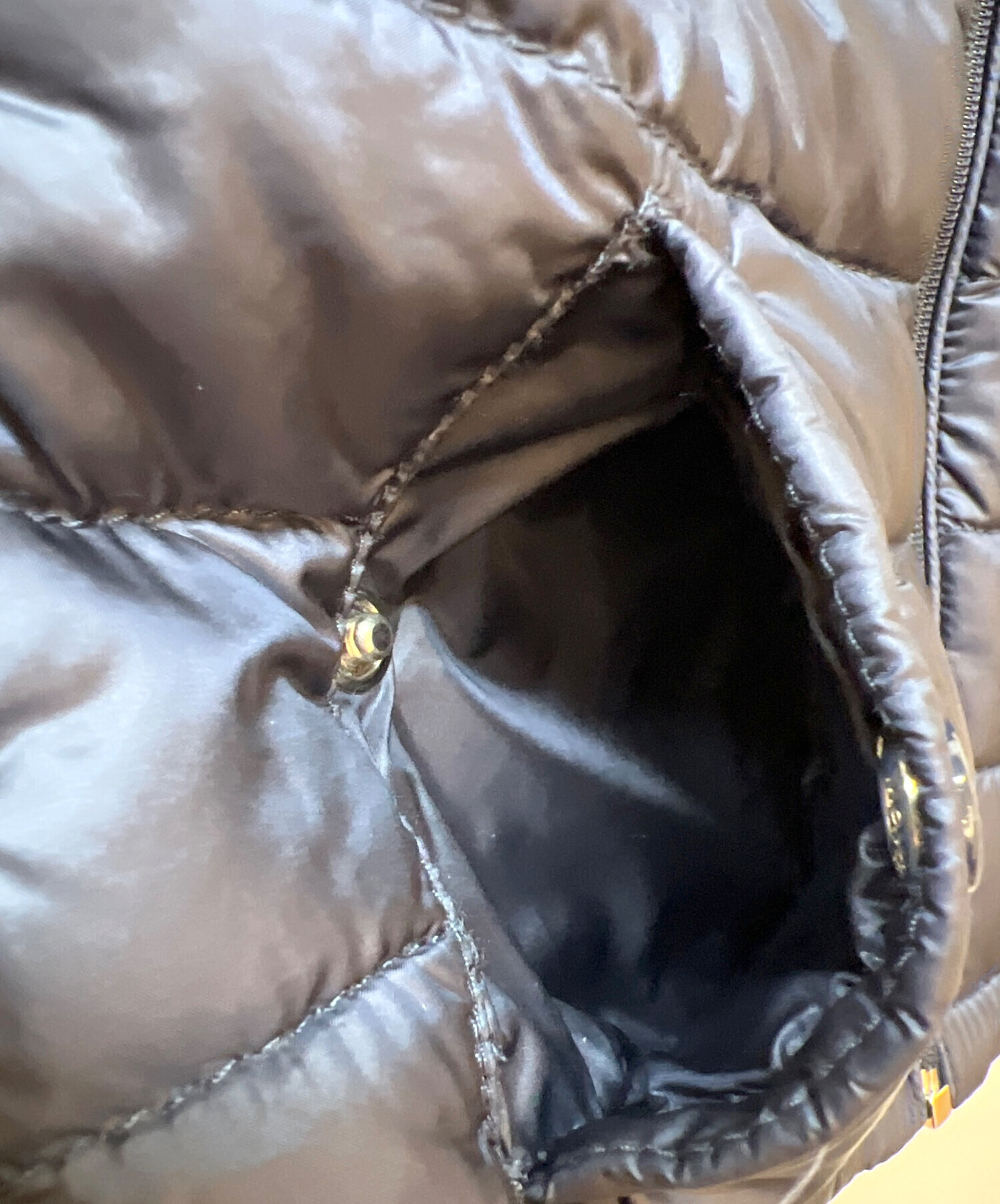中古・古着通販】MONCLER (モンクレール) ダウンベスト ネイビー 