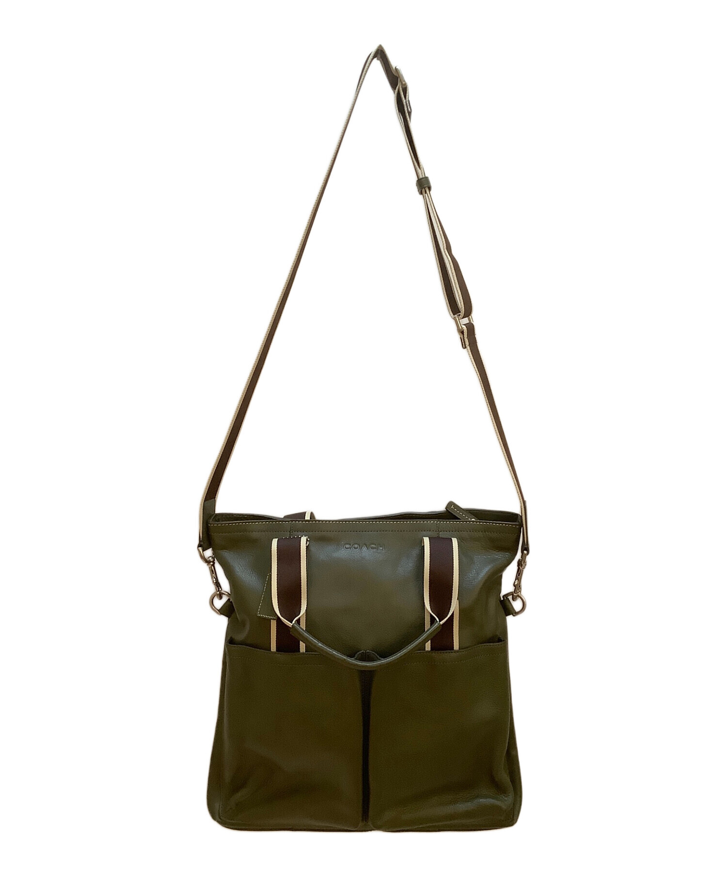 COACH CJ519 ショルダーバック2WAY 未使用　グリーン COACH CJ519 ショルダーバック2WAY 未使用 グリーン