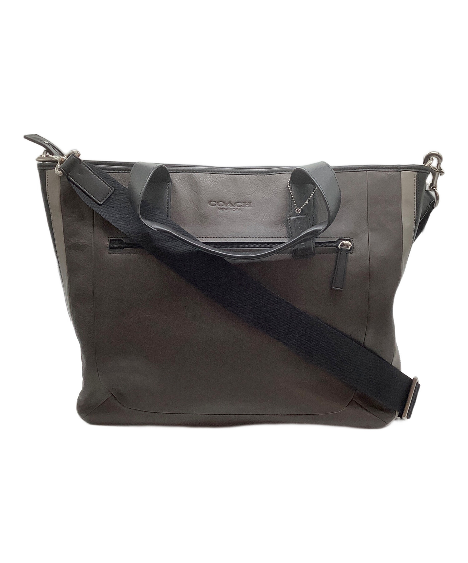 中古・古着通販】COACH (コーチ) トートバッグ ダークブラウン