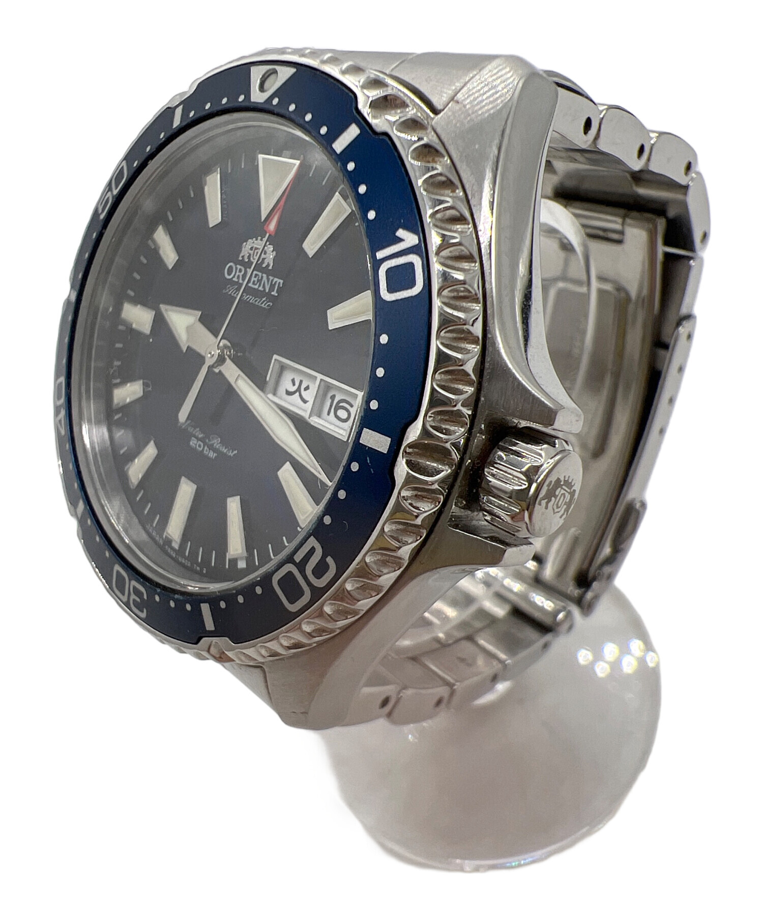 ORIENT 自動巻き 腕時計 ブルー　RF-AB0F09L中古【子猫】 中古・古着通販】ORIENT (オリエント) 腕時計 ブルー｜ブランド・古着